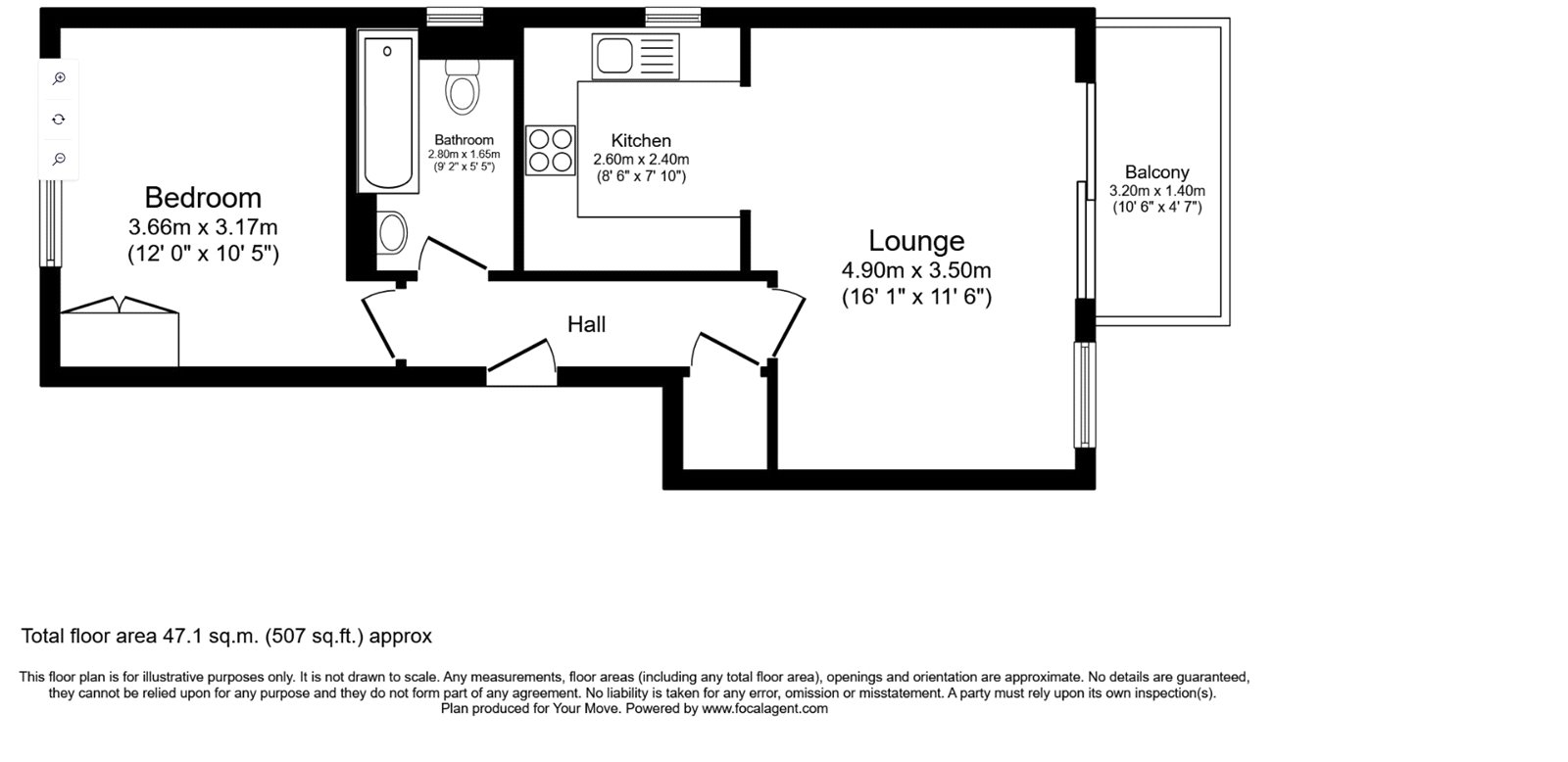 1 bed flat for sale in Keating Close, Rochester, Medway ME1 67462885