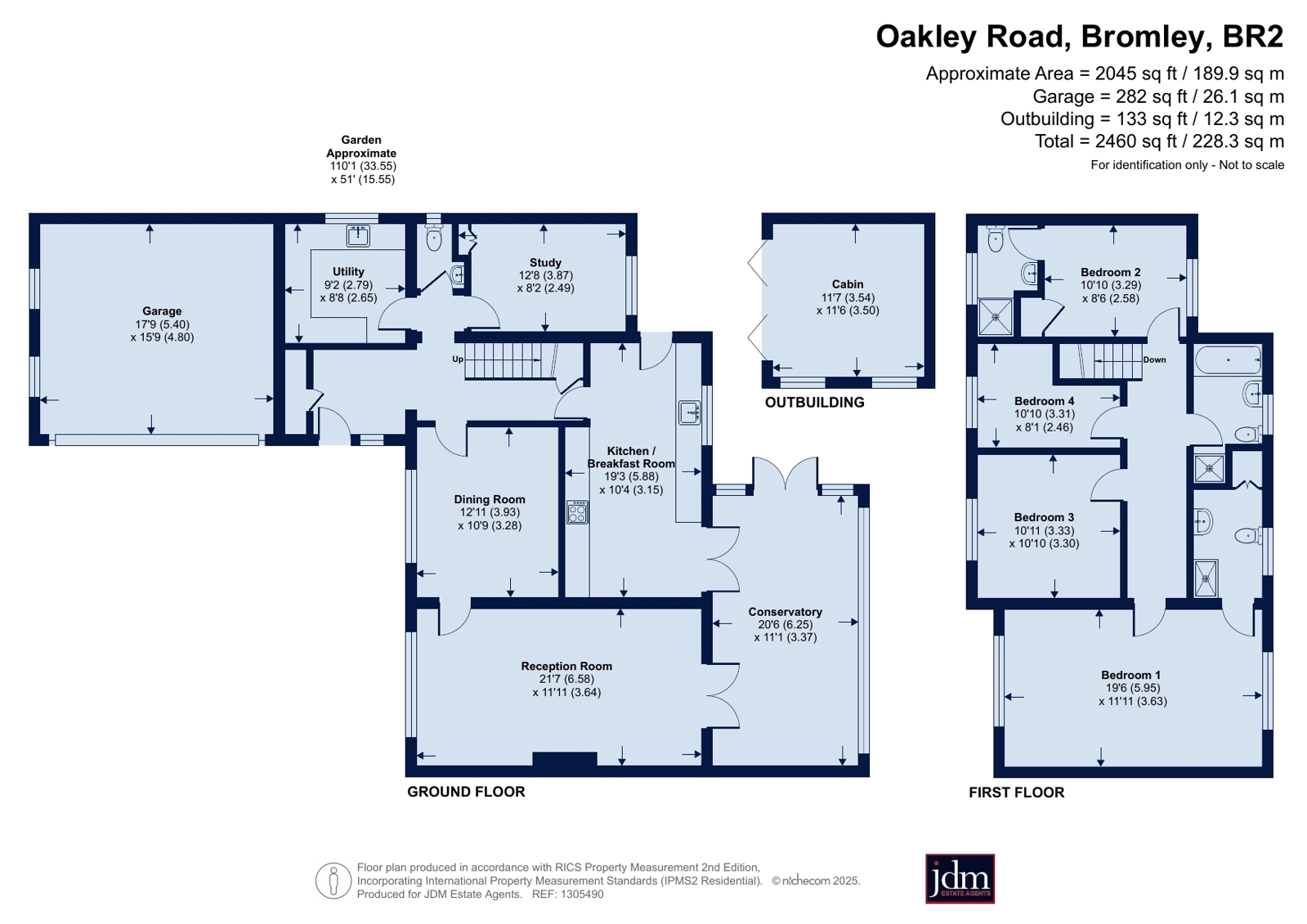 Meadowbanks,, Oakley Road, Bromley Common floorplan