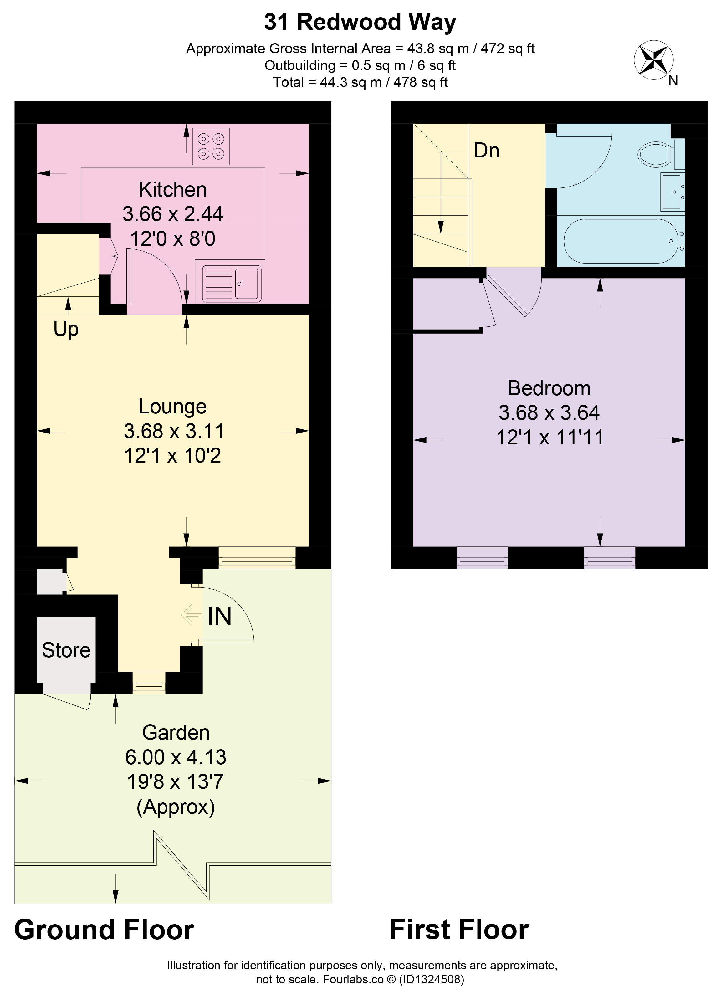 31, Redwood Way, Barnet floorplan