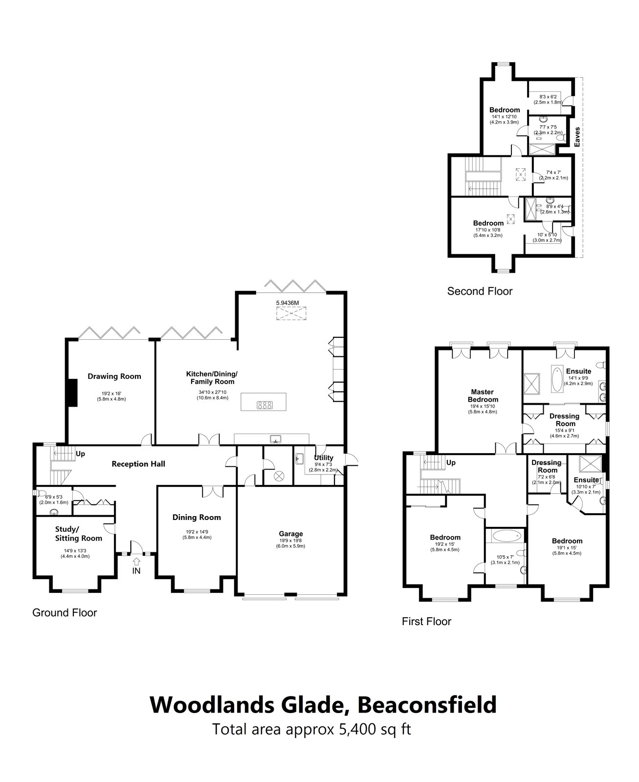 5 Bedrooms Detached house to rent in Woodlands Glade, Beaconsfield, Bucks HP9