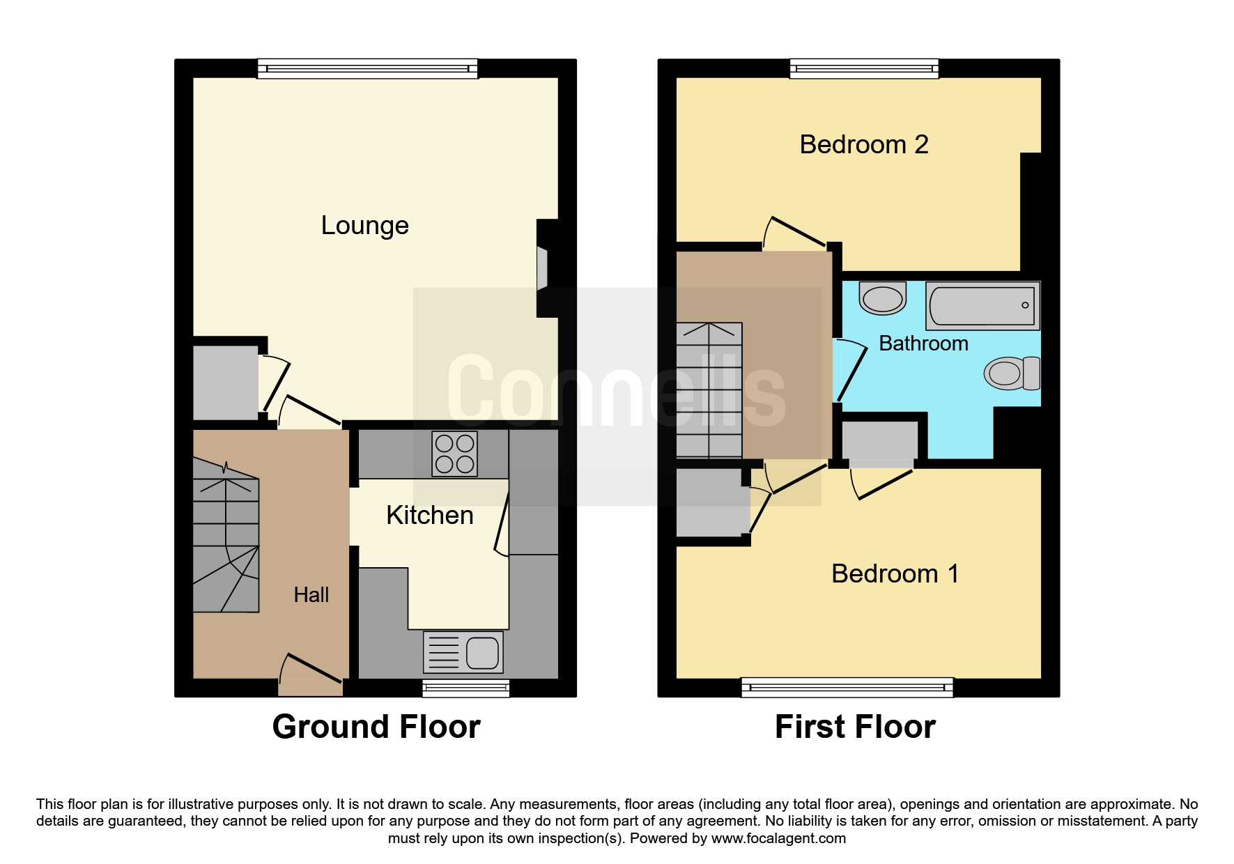 107, Crown Way, Leamington Spa floorplan