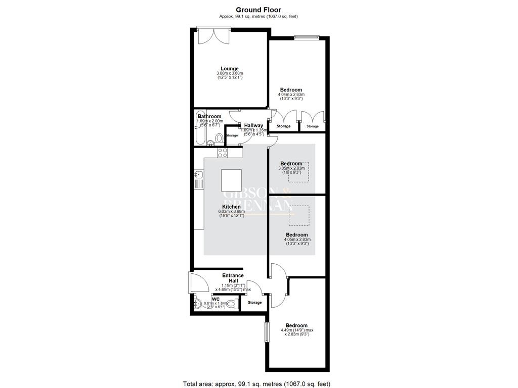 37, Cheshunts, Basildon floorplan