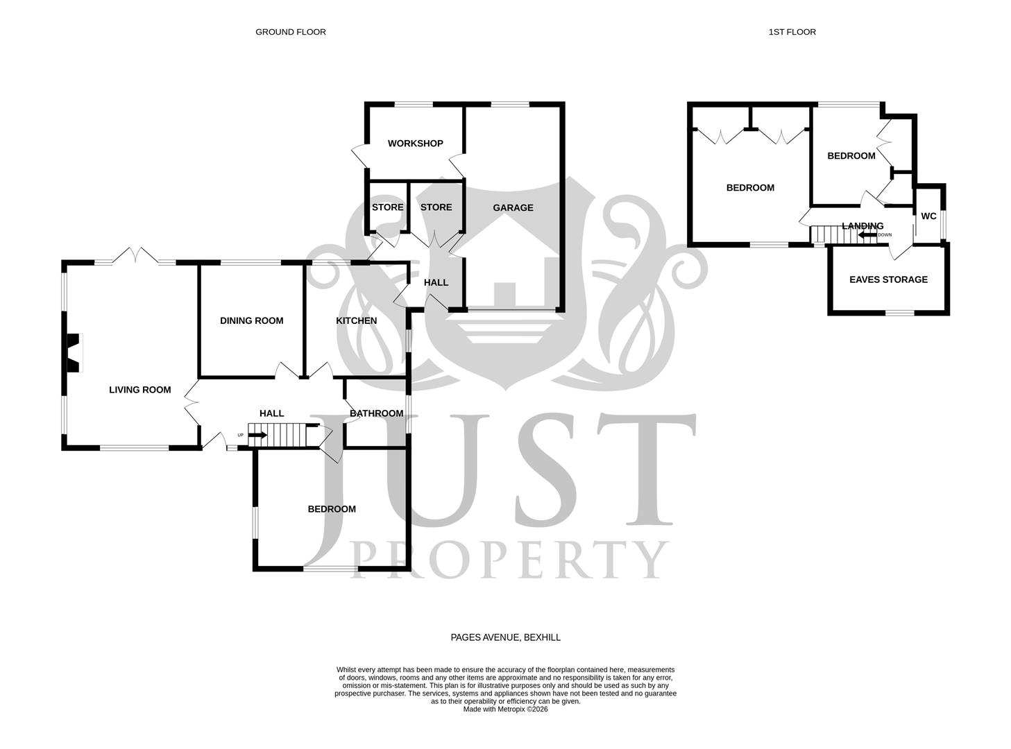 4, Pages Avenue, Cooden, Bexhill-On-Sea floorplan