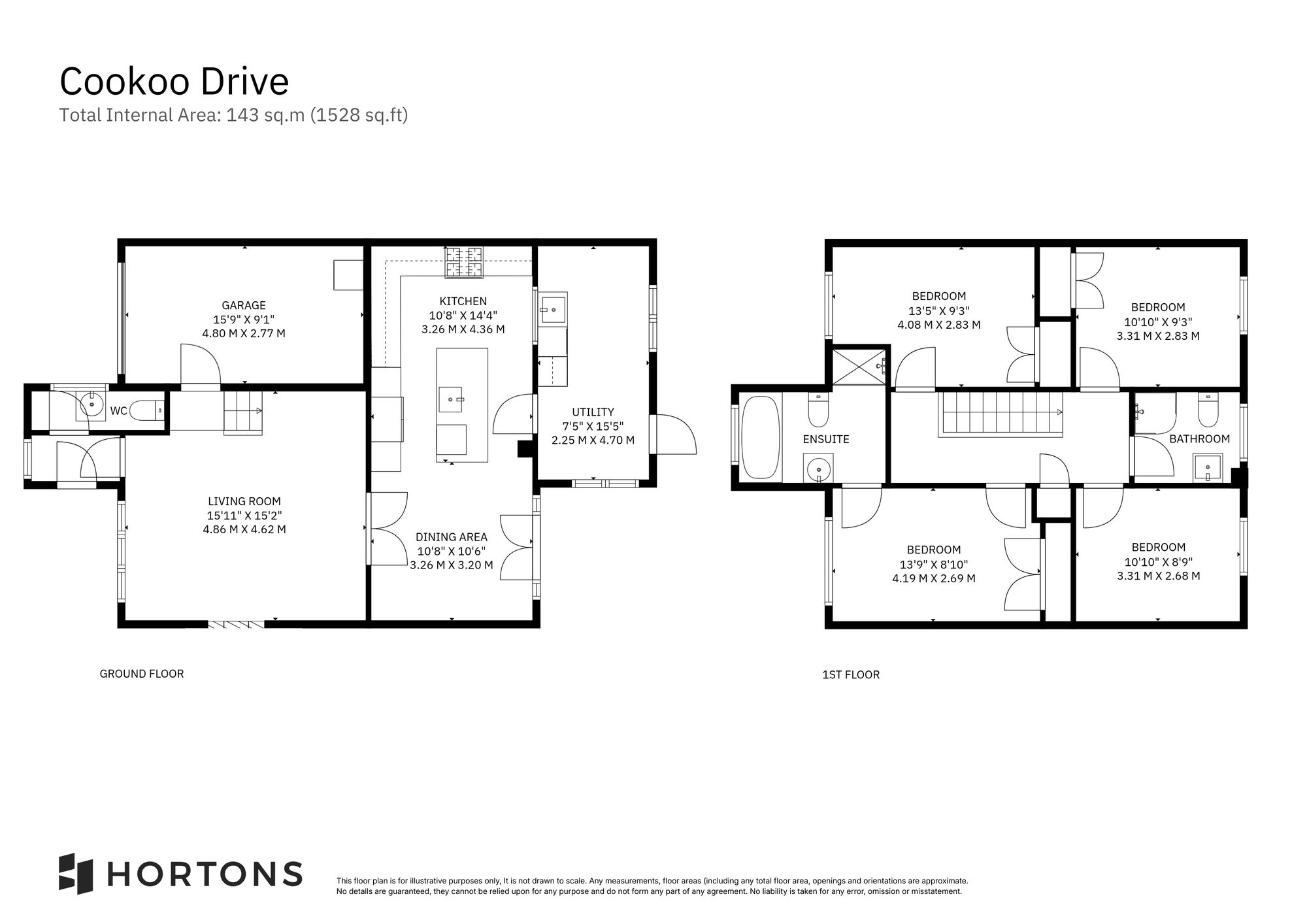17 Cuckoo Drive, Heathfield floorplan