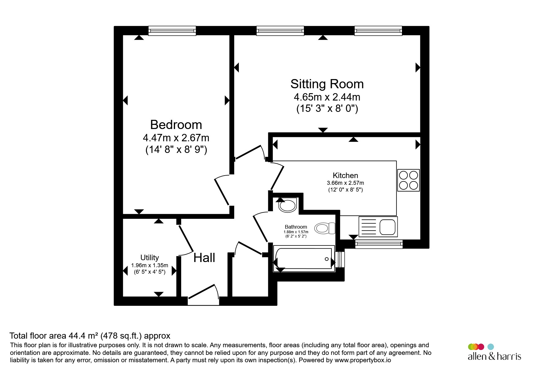 16, Stockwood Road, Chippenham floorplan