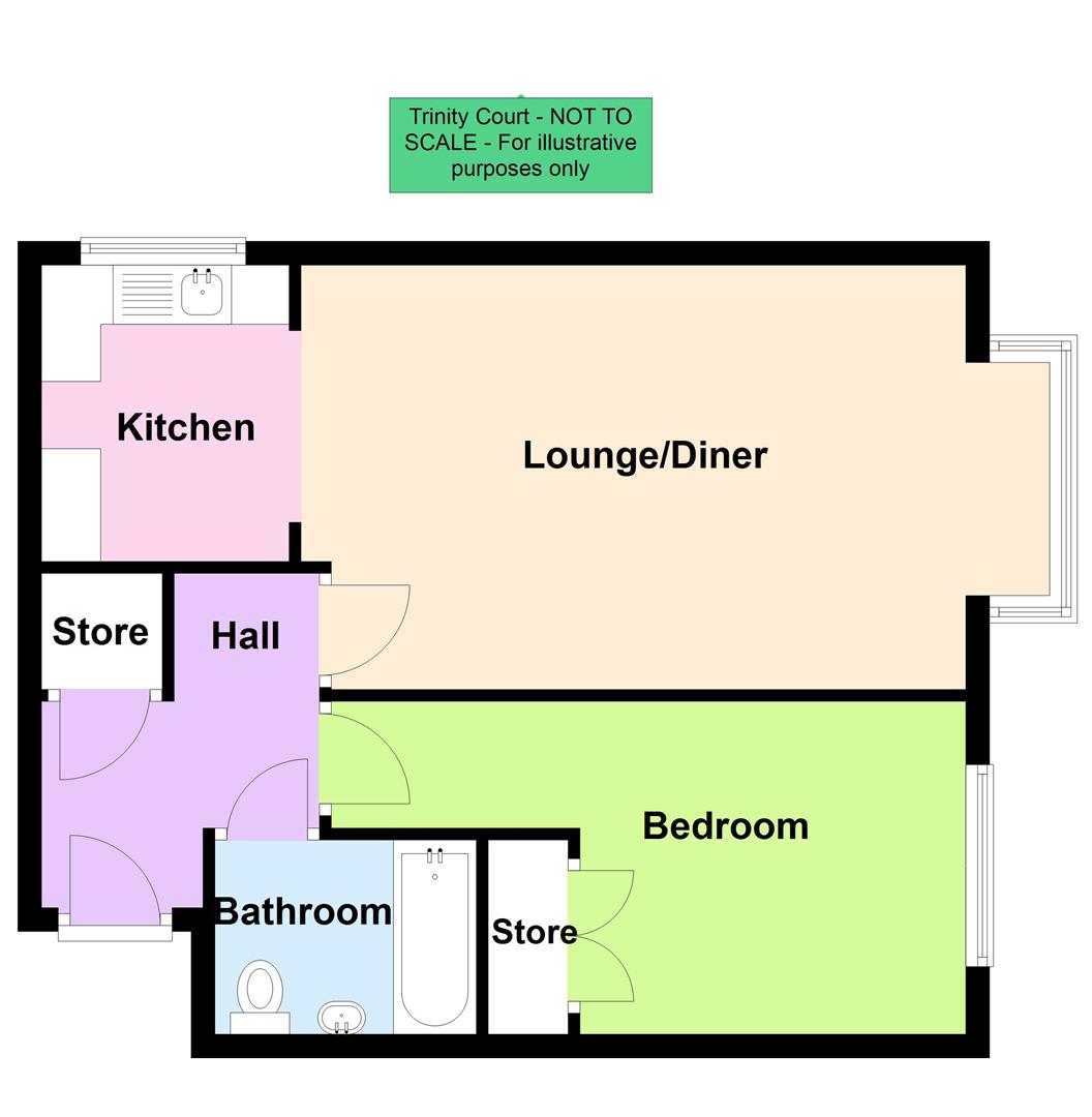 Apartment 20 Trinity Court, Wake Green Road, Birmingham floorplan