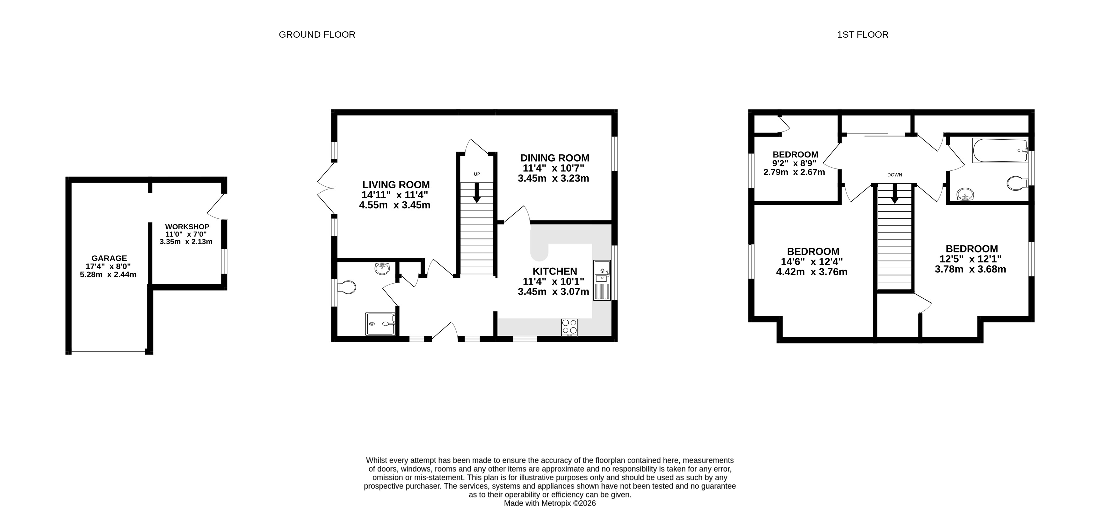 Wentworth Close, Ash Vale floorplan