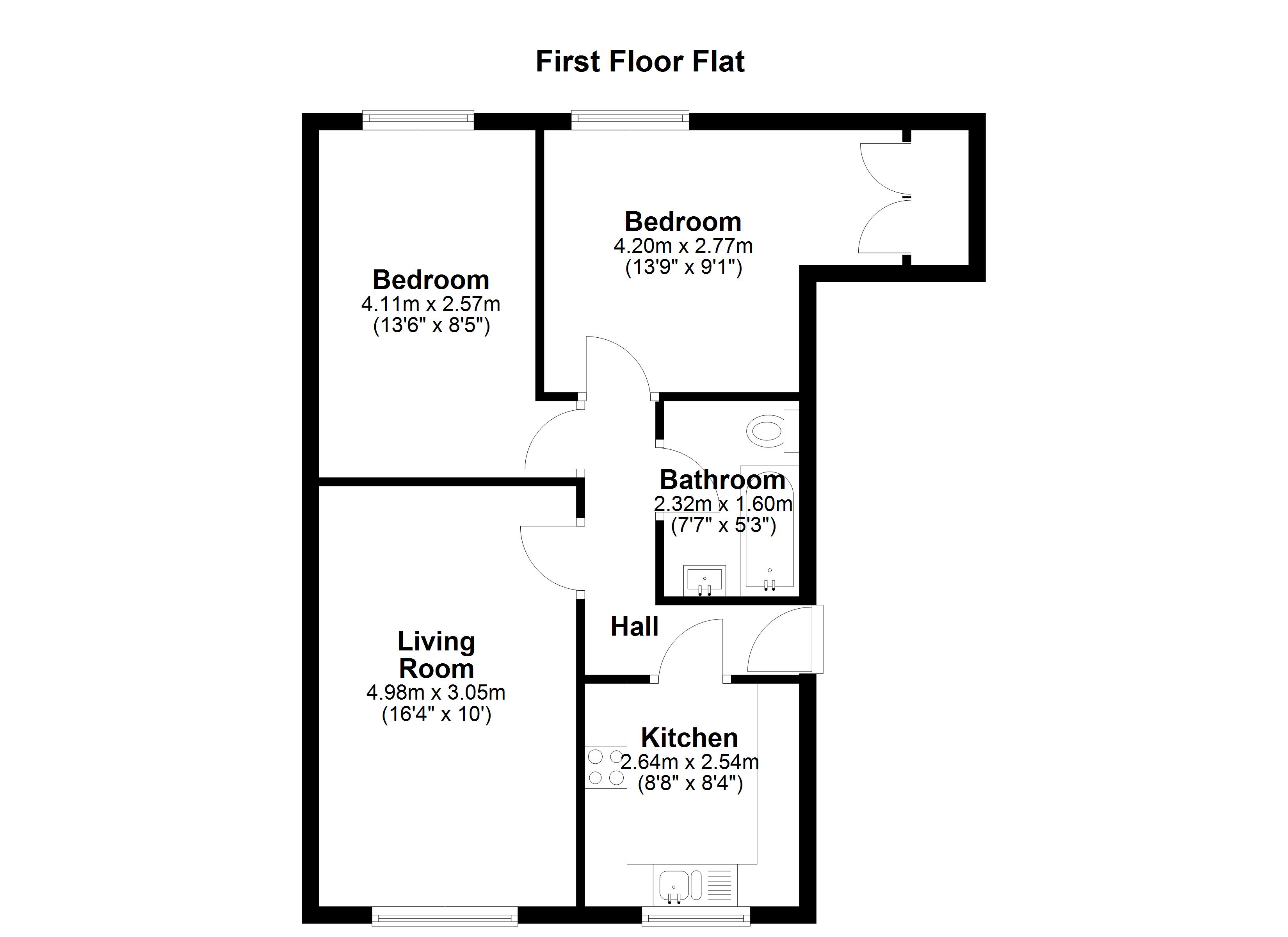 4 Lotus Court, Milton Park Road, Weston s Mare floorplan