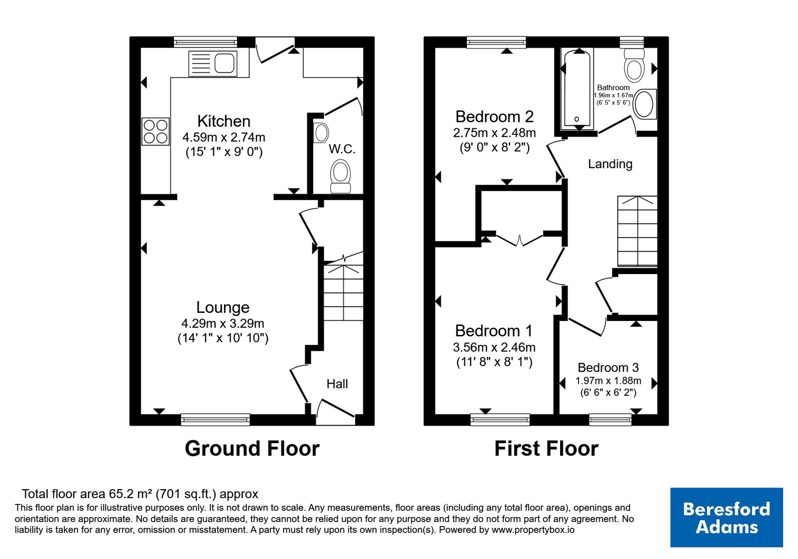 34, Ffordd Pant Y Celyn, Denbighshire floorplan