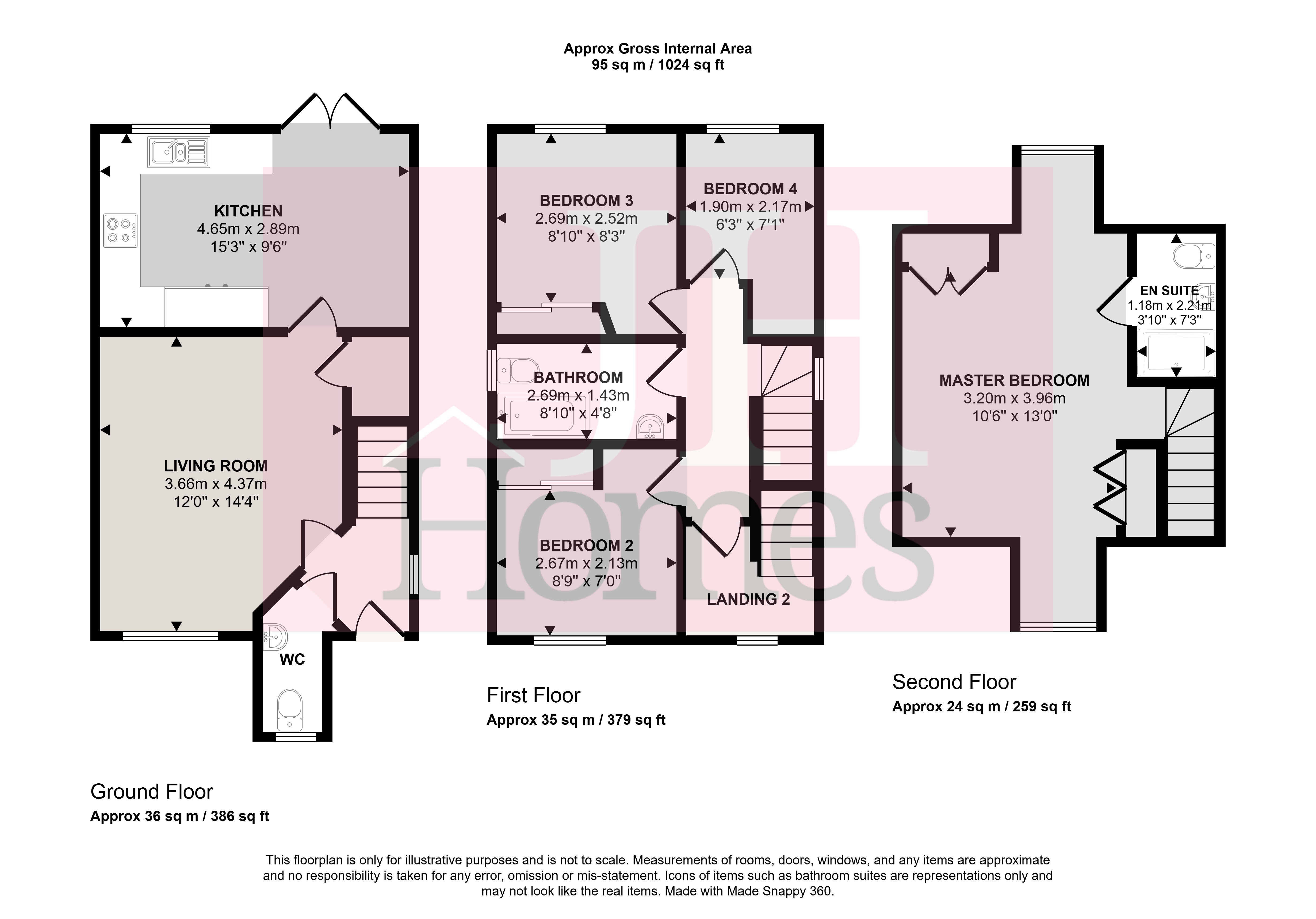 3, Pennington Close, Barrow-in-Furness floorplan