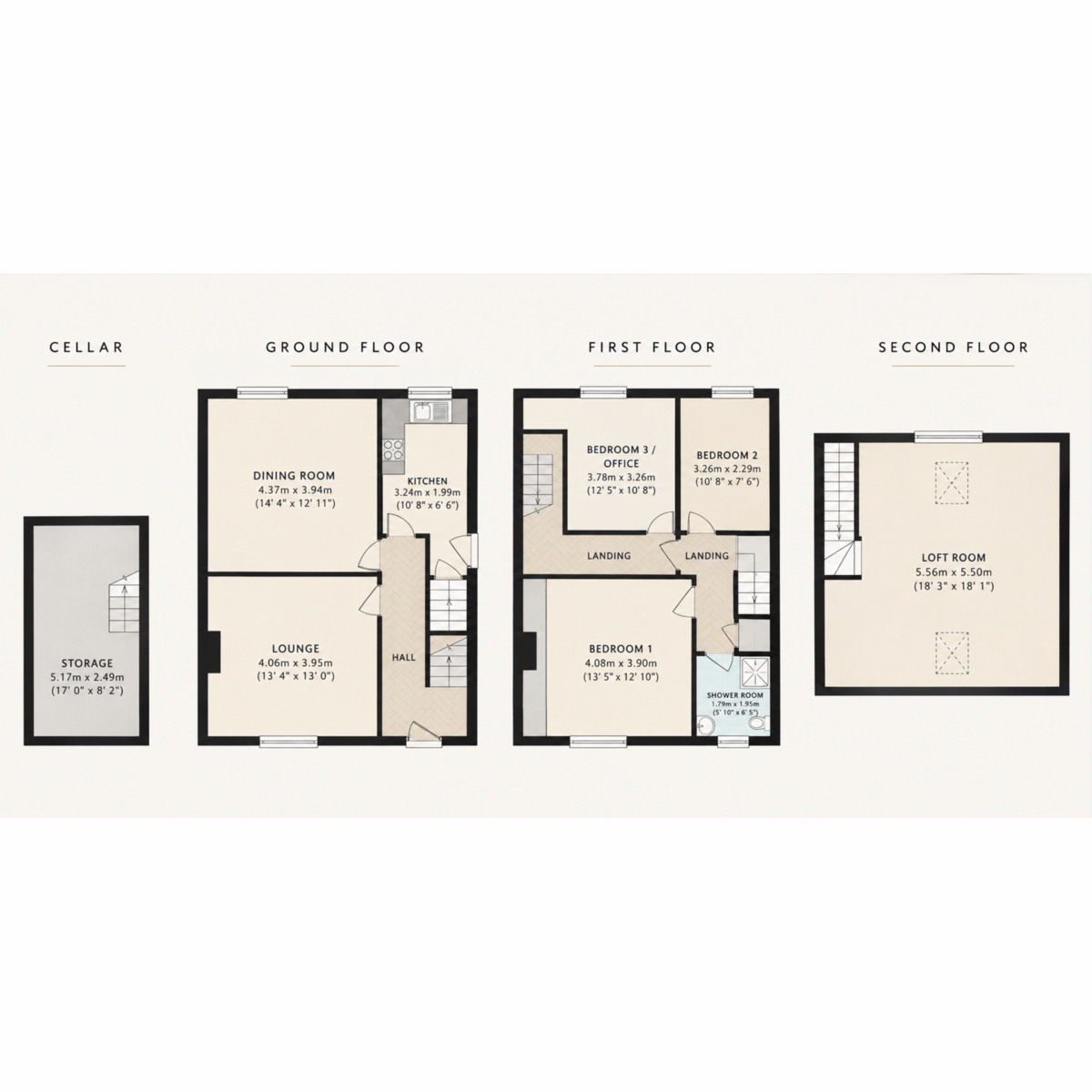 Grains Road, Saddleworth floorplan
