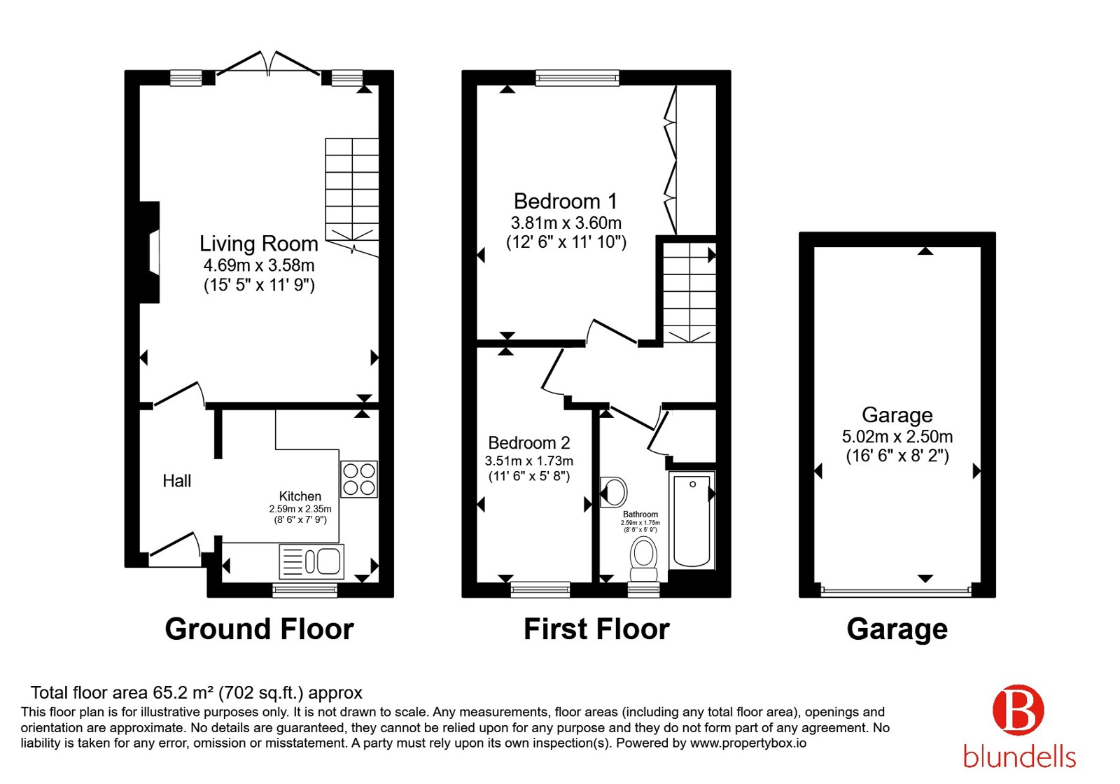 54, Middle Ox Gardens, South Yorkshire floorplan