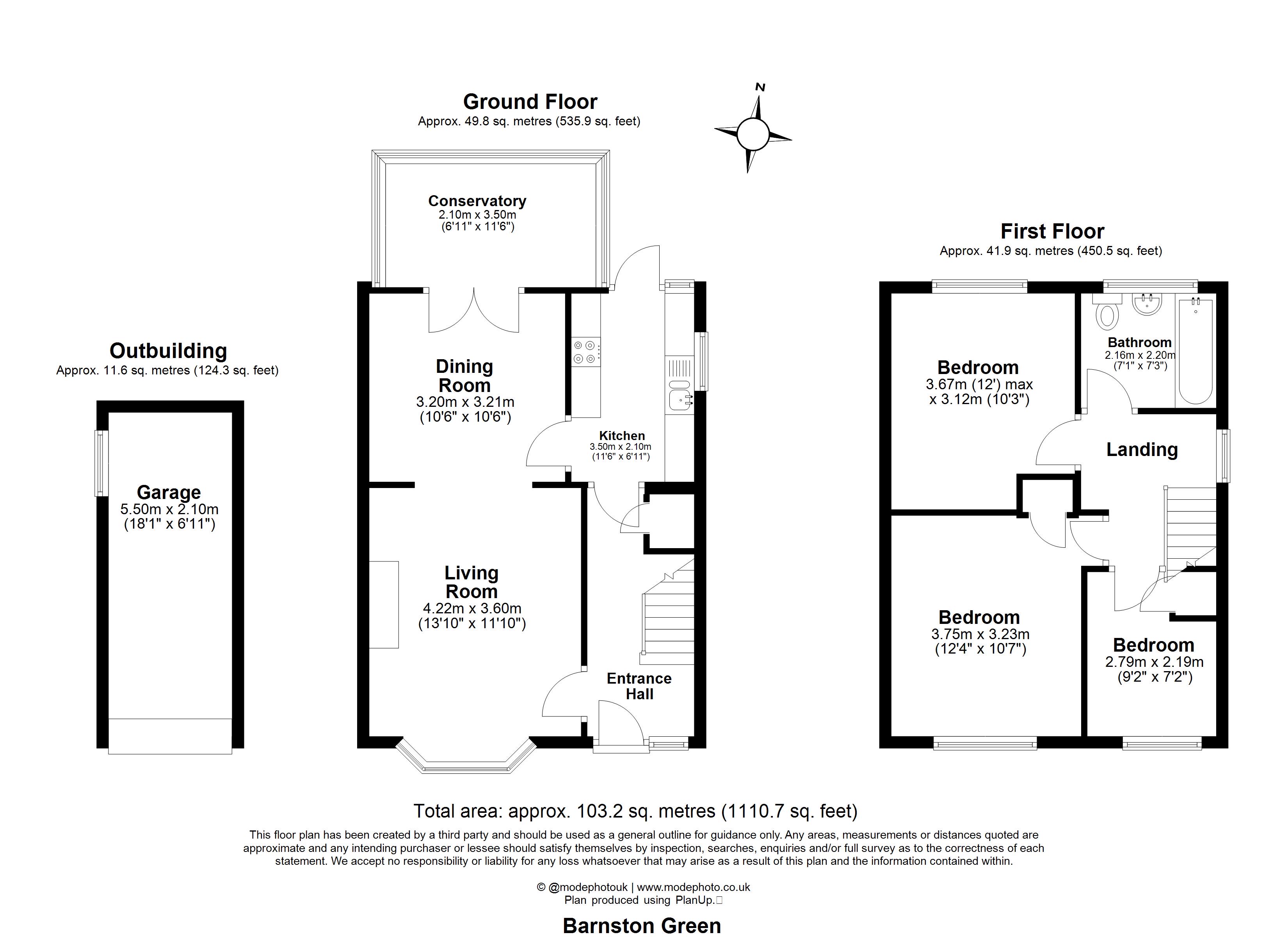 14, Barnston Green, Dunmow floorplan