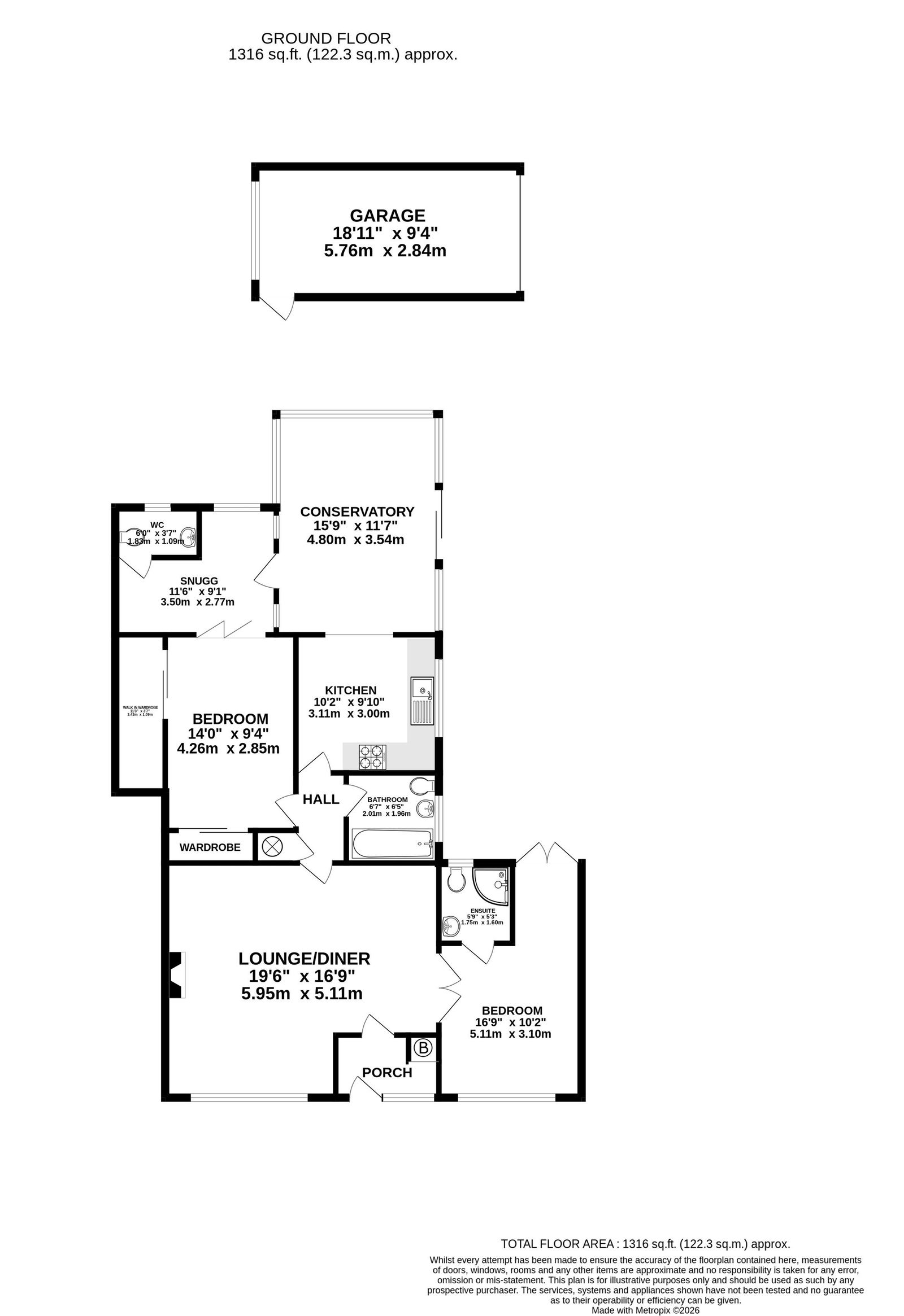 7, Chestnut Drive, Broadstairs floorplan