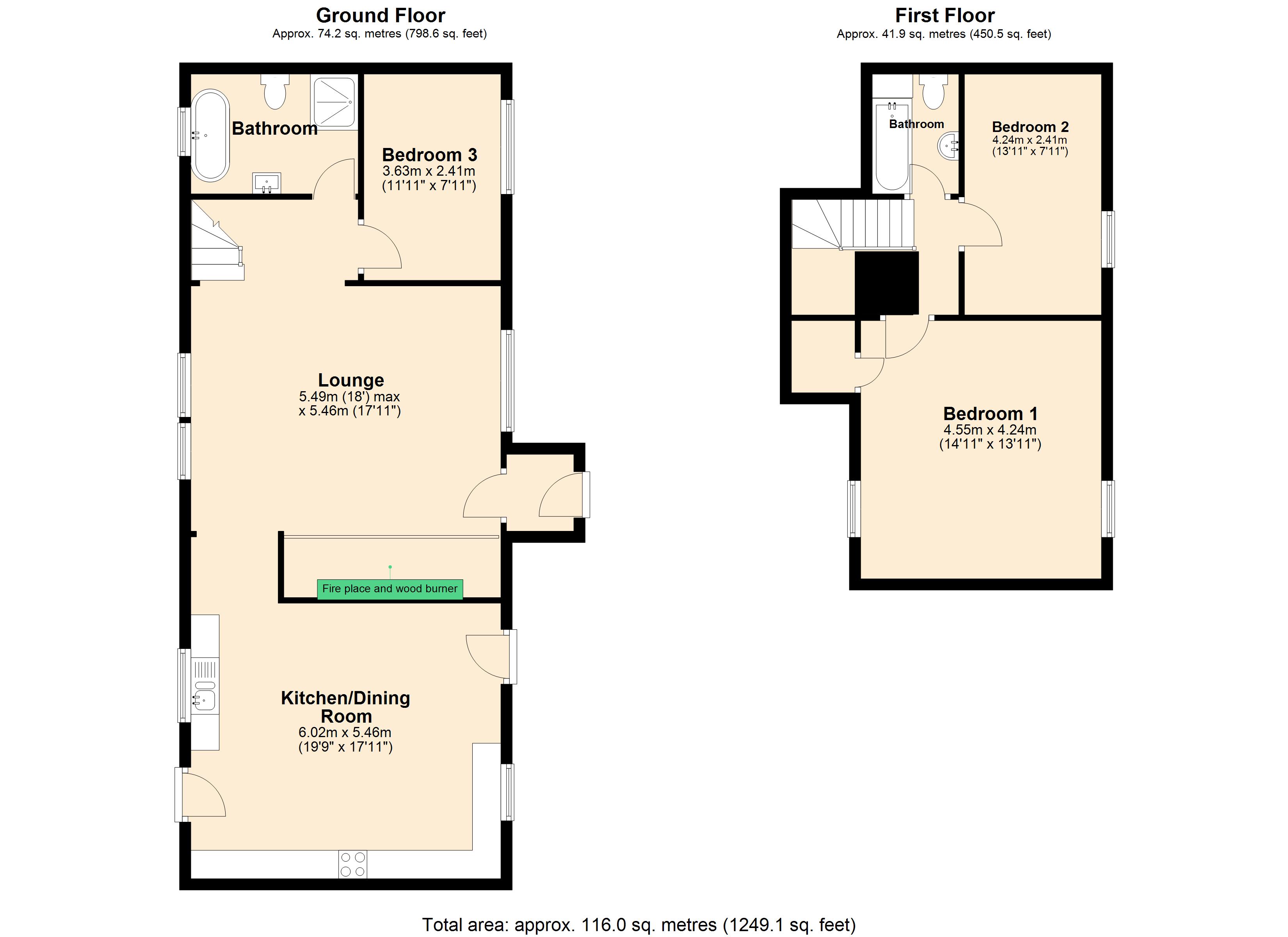 The Cottage, Westwood Lodge, Poorhole Lane, Broadstairs floorplan
