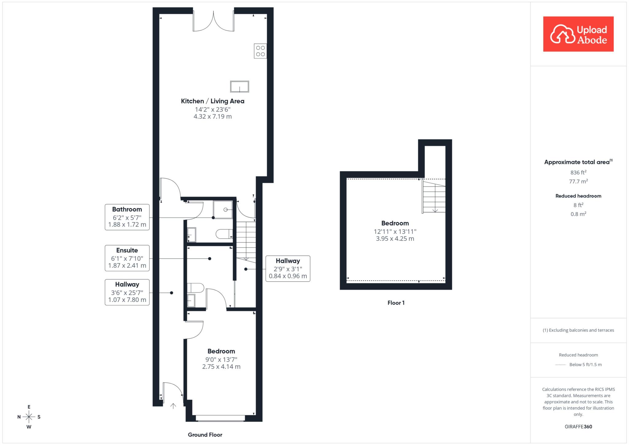 48, London Street, Larkhall floorplan