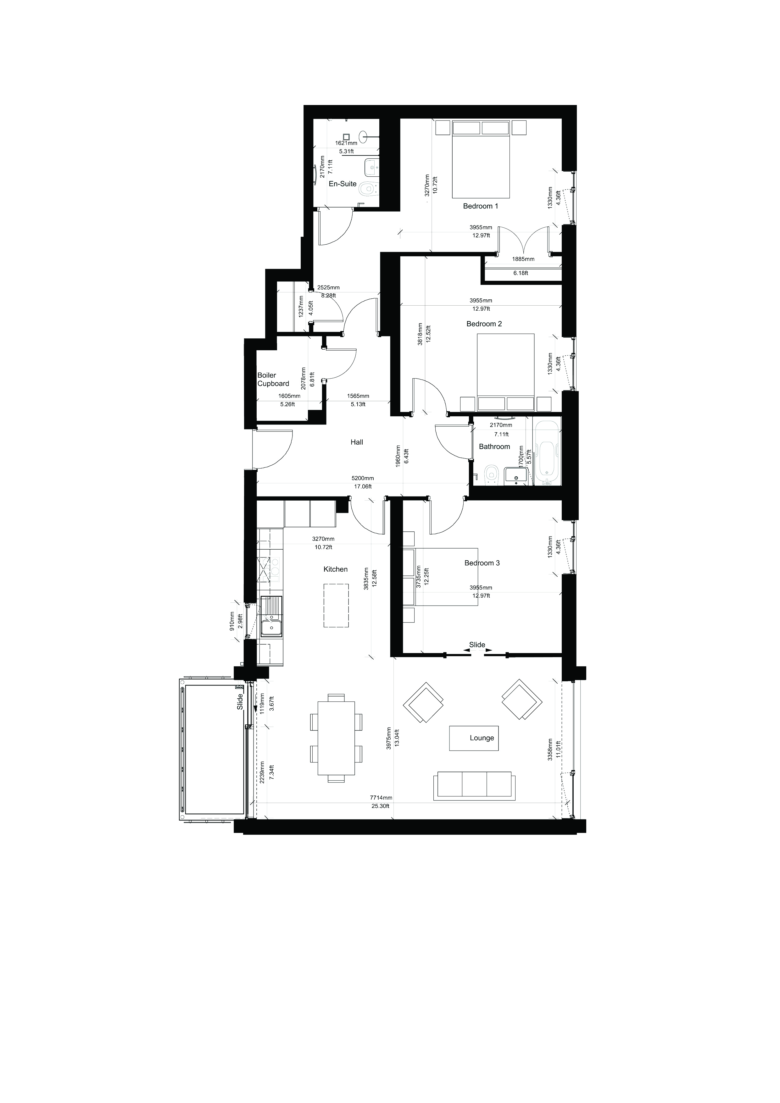 3 Bedrooms Flat for sale in Almond Close, Wadswick Green, Corsham, Wilthsire SN13