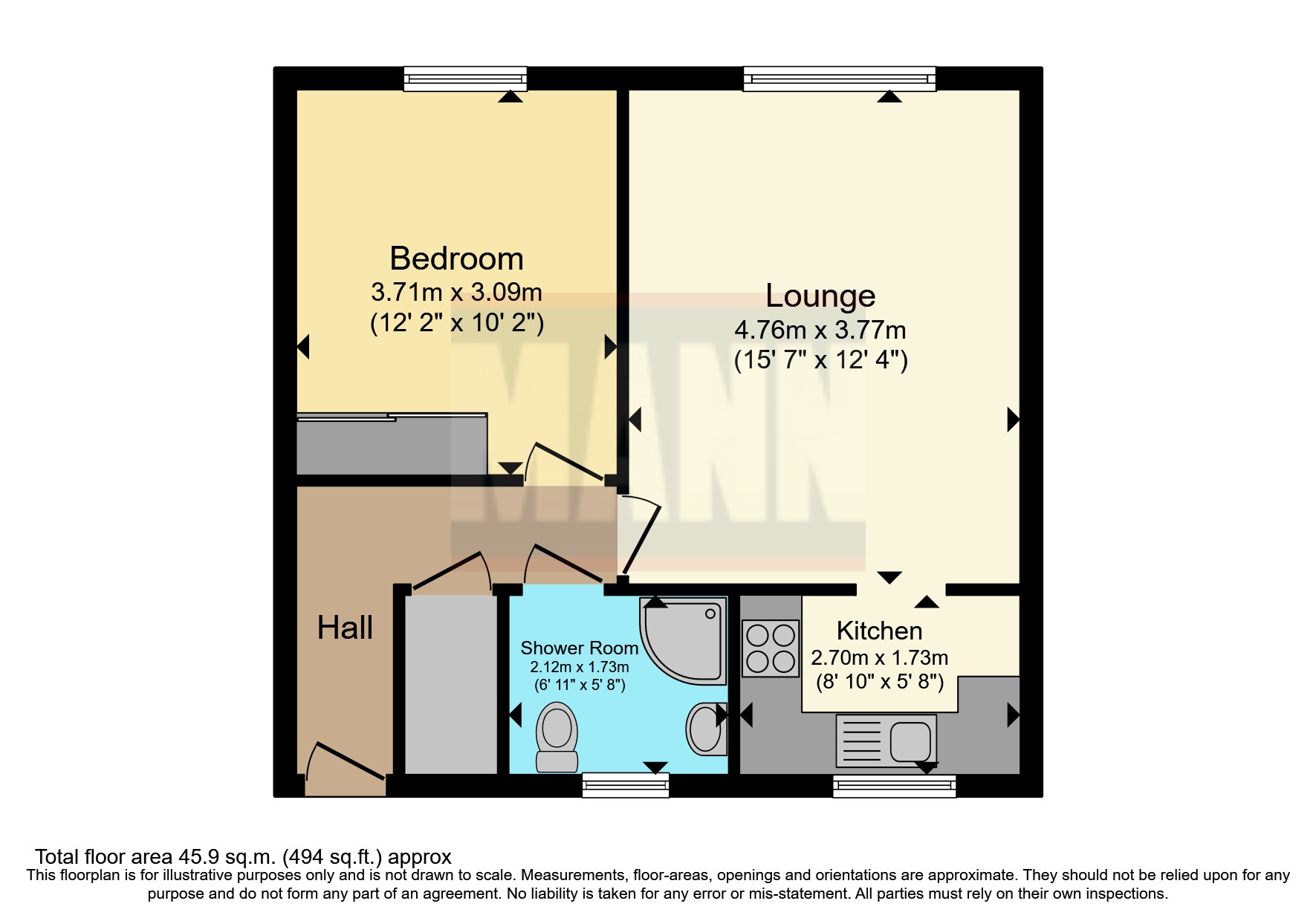 Magdalen Court, Ersham Road, Canterbury CT1, 1 bedroom flat for sale