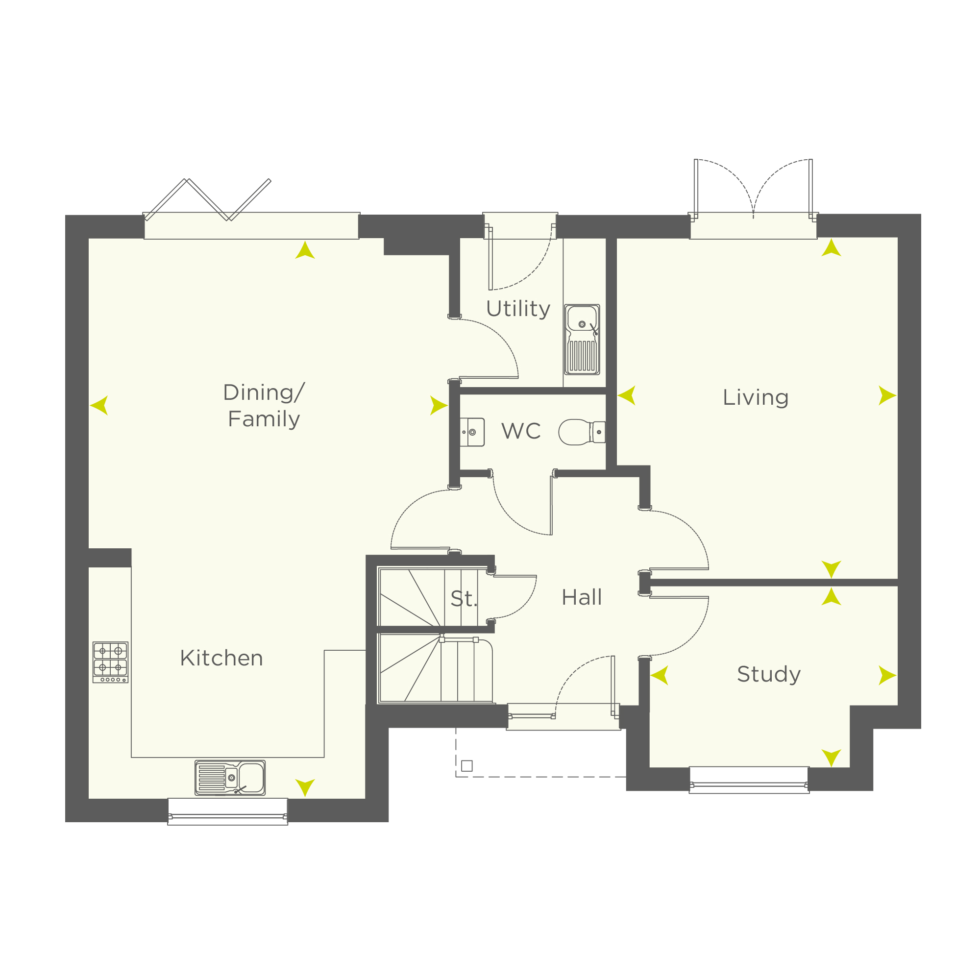 Kinallen_Plot2, Saltby Road, Croxton Kerrial floorplan