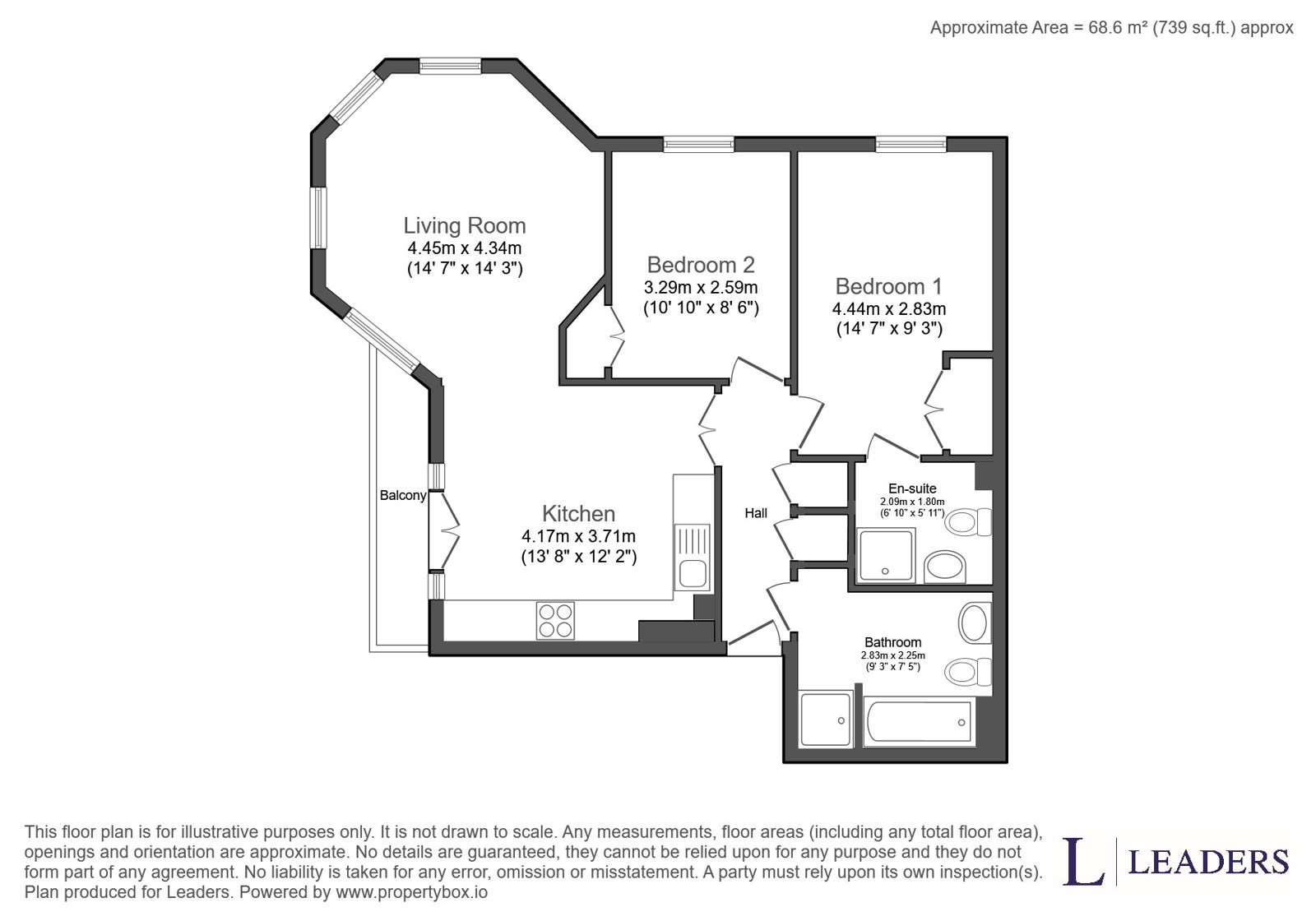 Worcester Road, Sutton floorplan