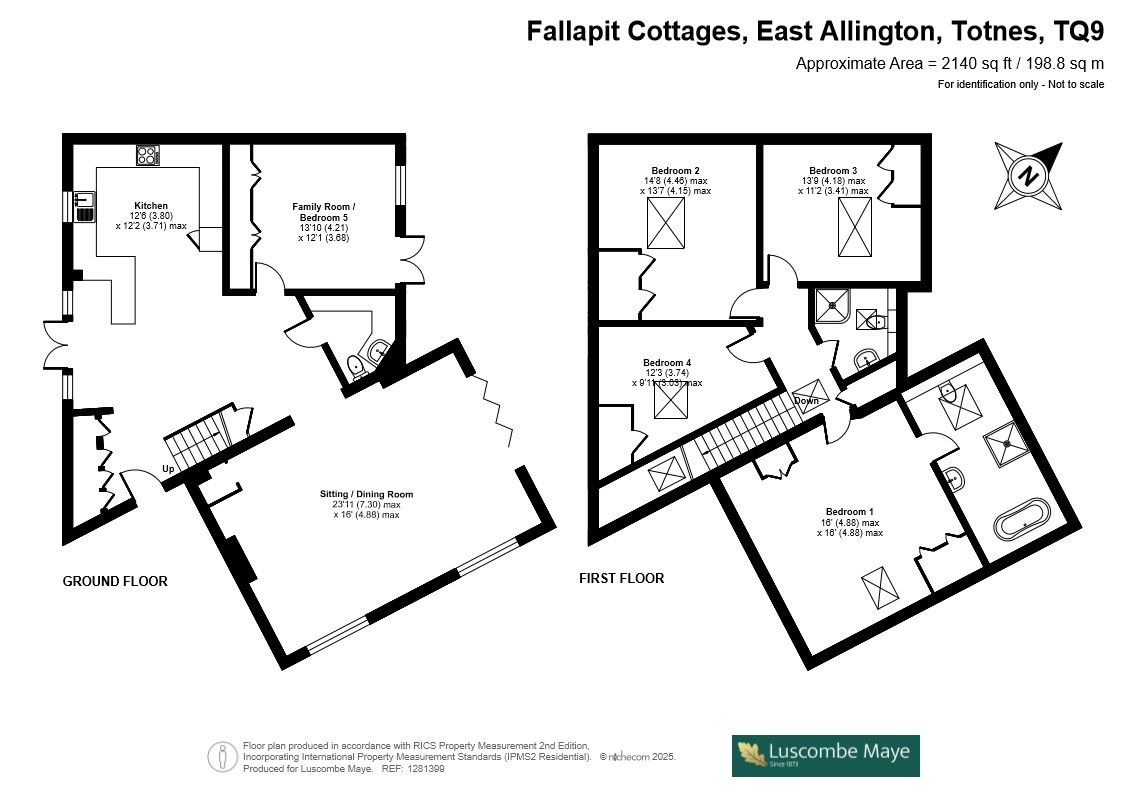 Hunter, Fallapit Cottages, Totnes floorplan