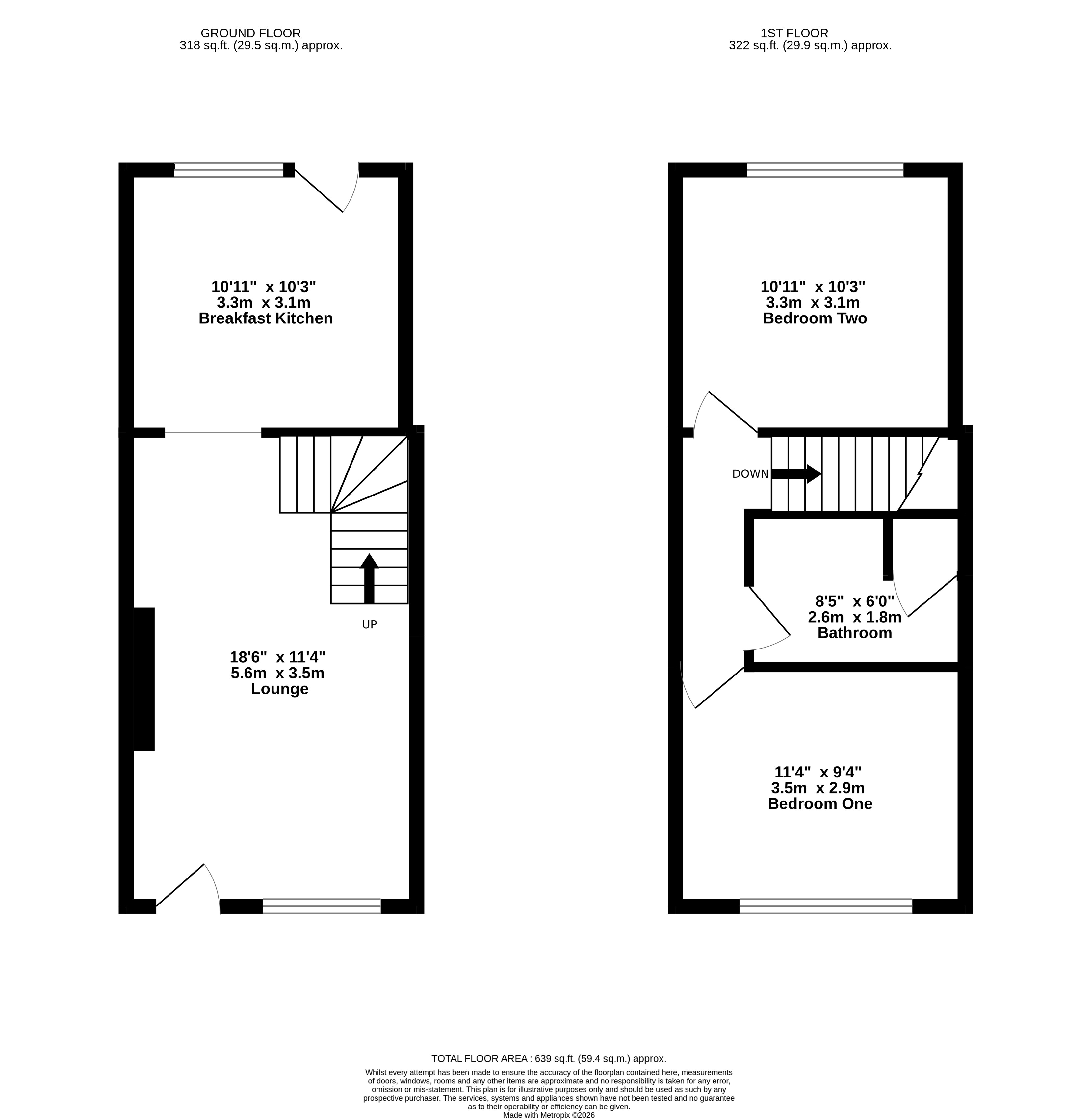 6, Elms Hill, Huddersfield floorplan