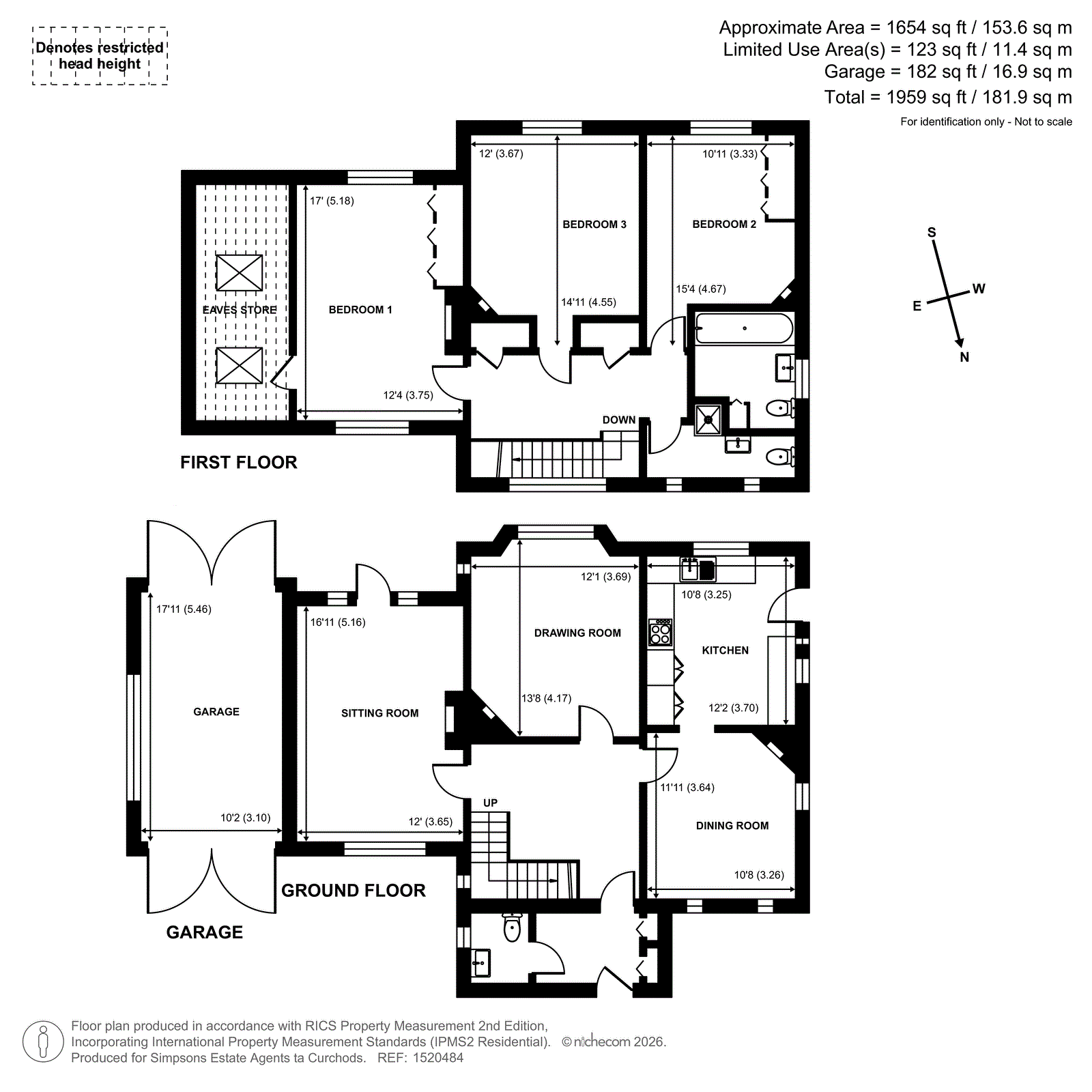 11, Embercourt Road, Thames Ditton floorplan