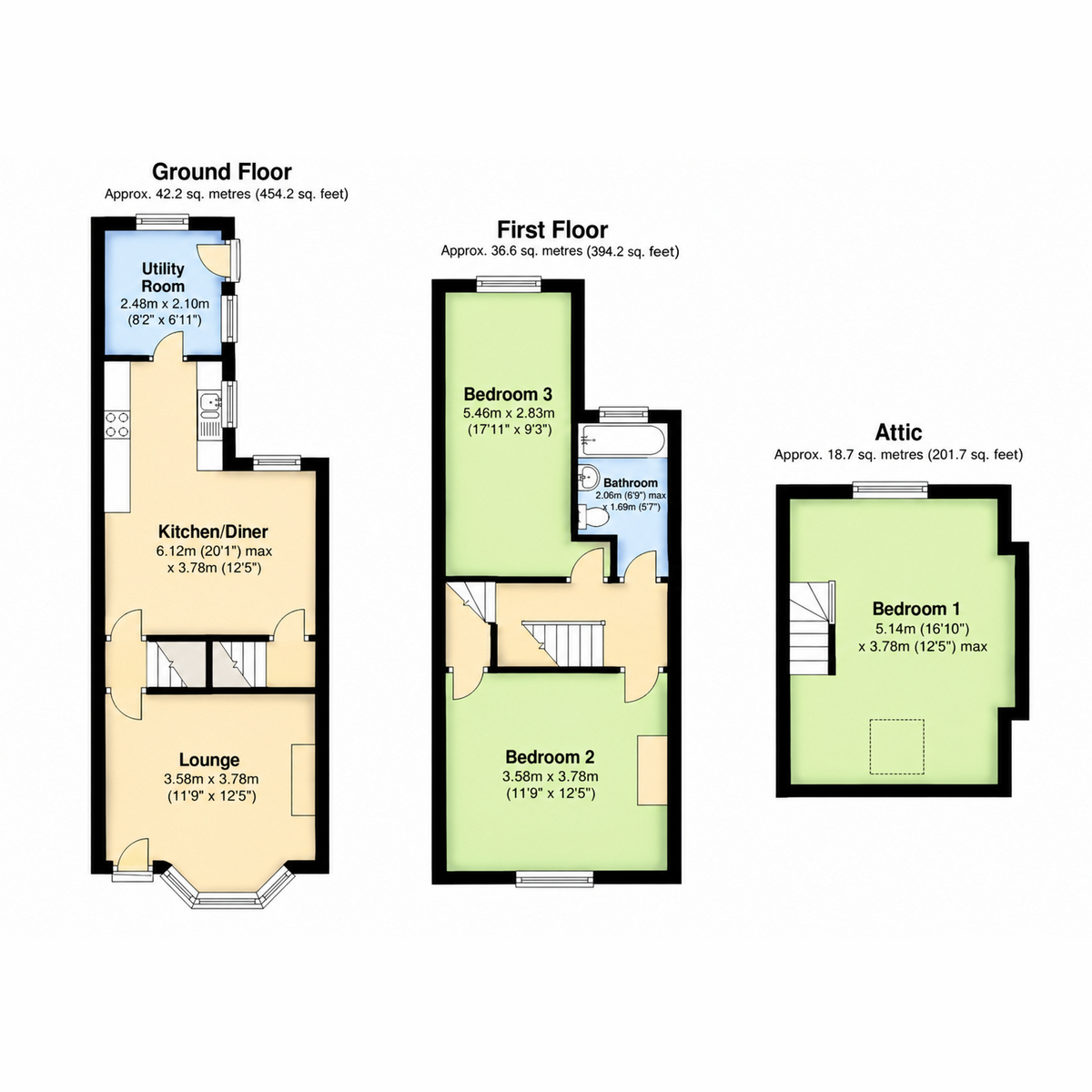 Cleveland Street, Sheffield floorplan