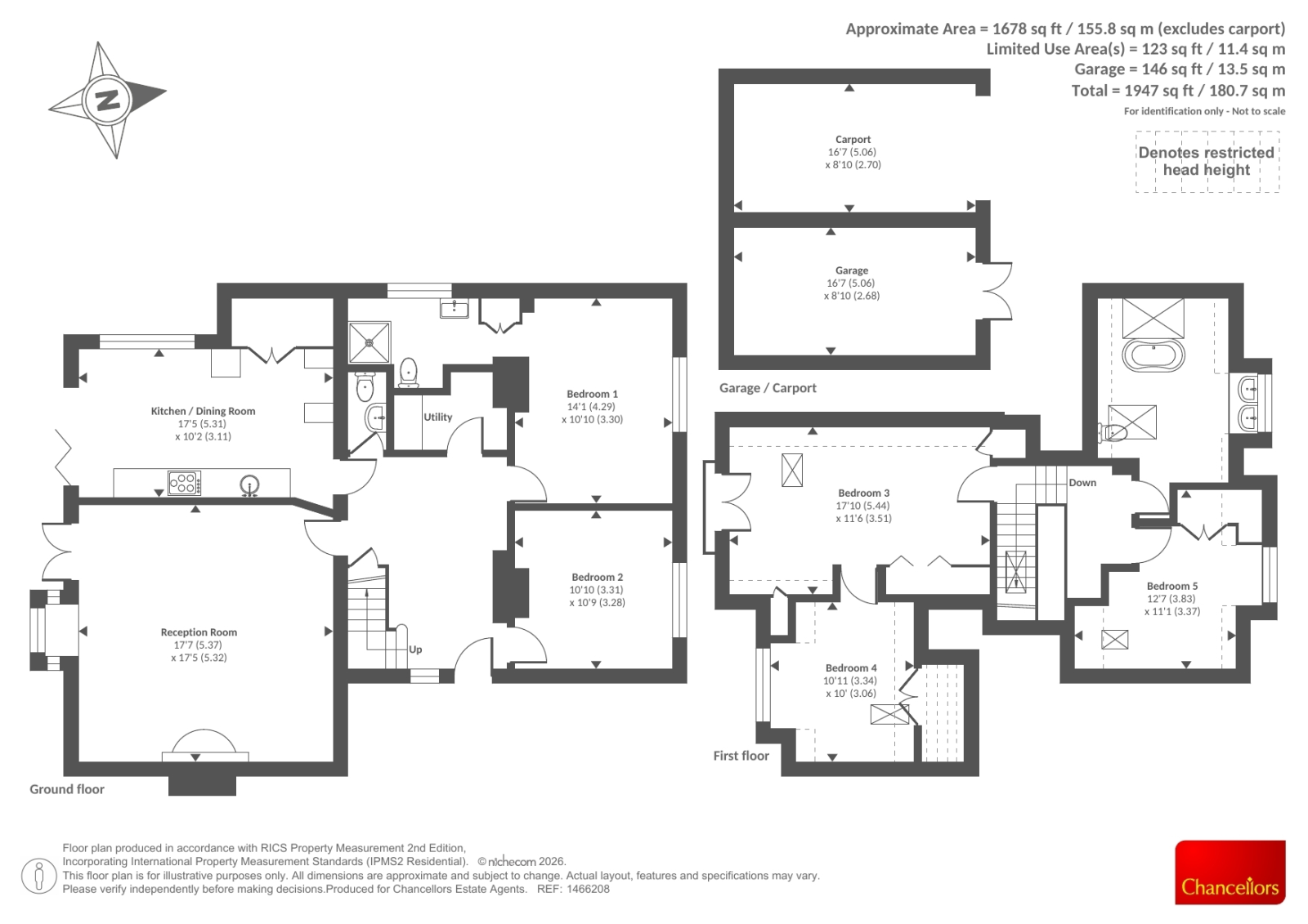 2, Brickfields, Bracknell floorplan