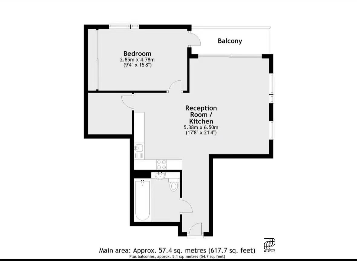 New Tannery Way, London floorplan