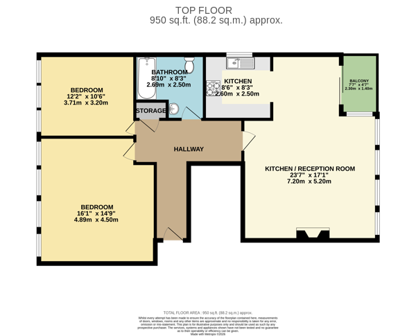 High Kingsdown, Bristol floorplan