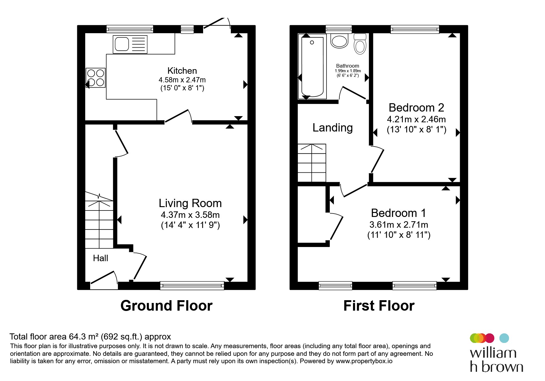 48, Hazelby Road, Worksop floorplan