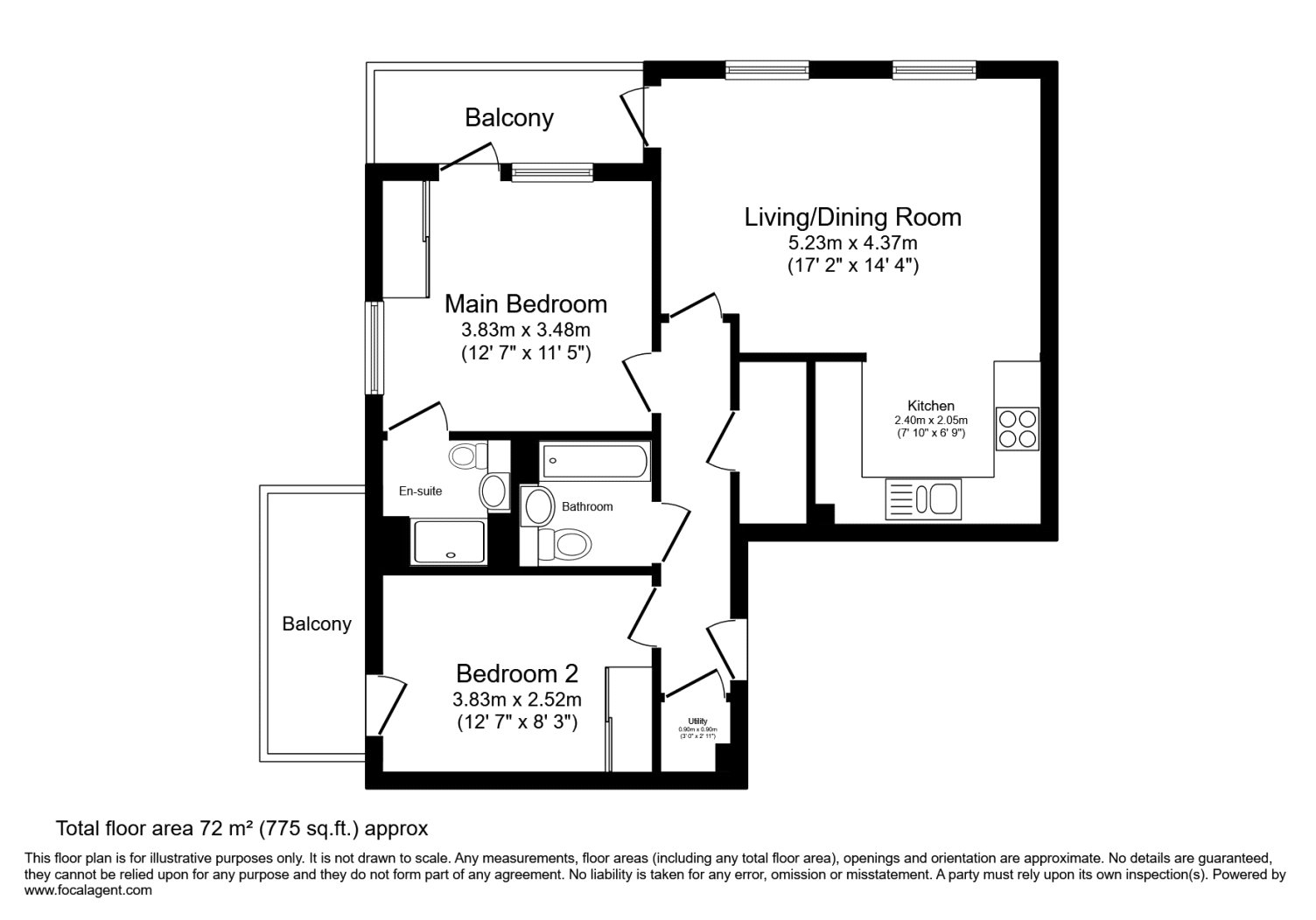Brumwell Avenue, Woolwich floorplan
