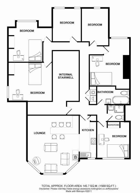 17, Ladybarn Road, Manchester floorplan