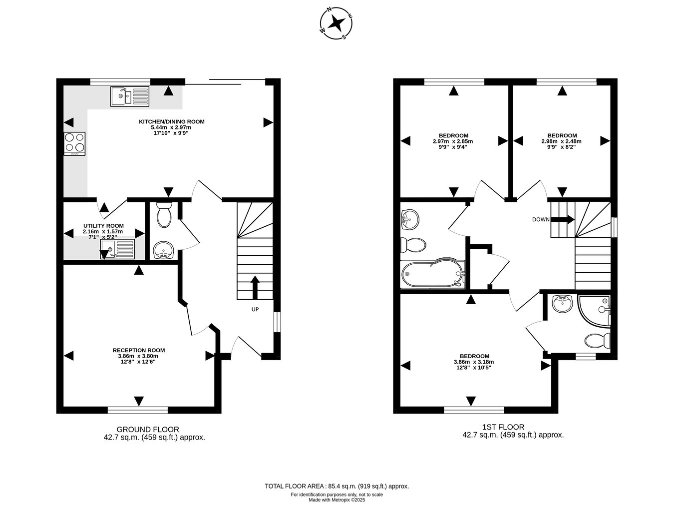 3, Maeshendre, Builth Wells floorplan