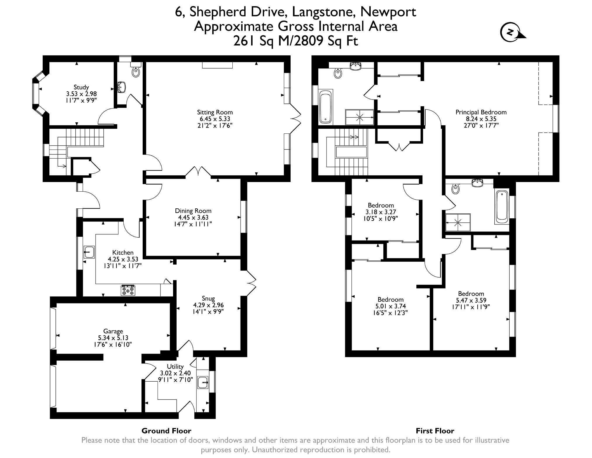 6, Shepherd Drive, Langstone floorplan