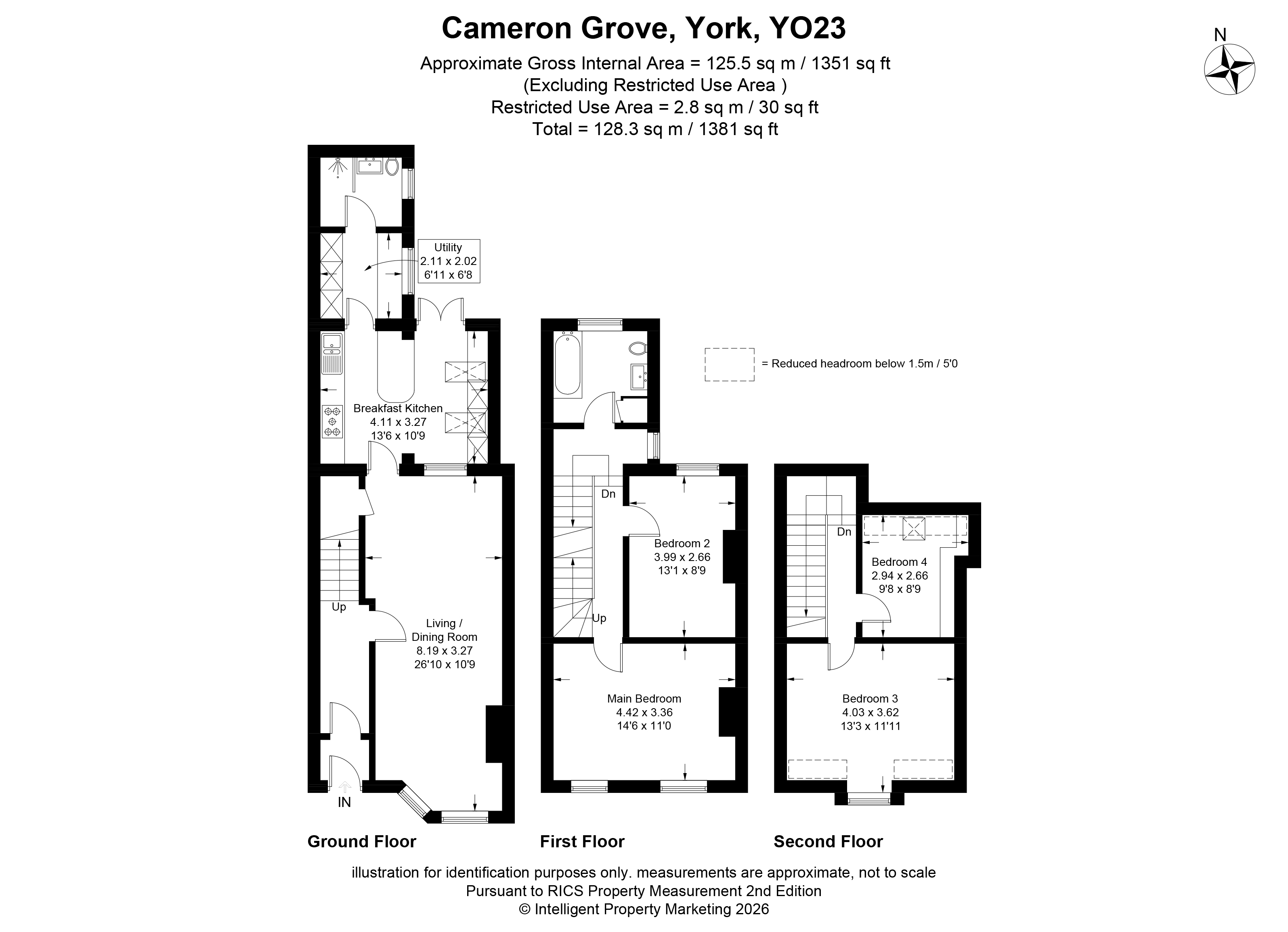 15, Cameron Grove, North Yorkshire floorplan