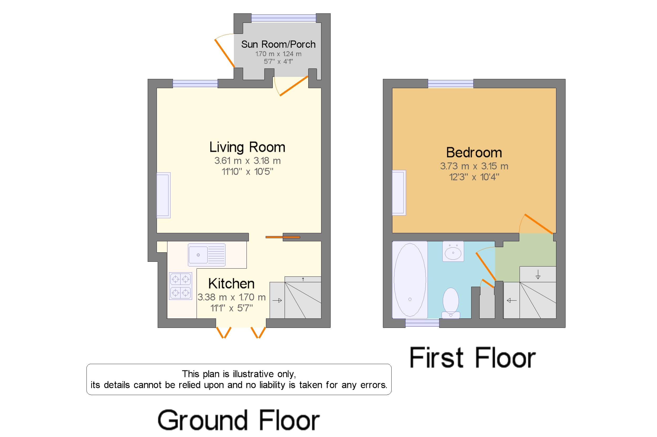 Edmunds Cottage,, Jubilee Road, Liskeard floorplan