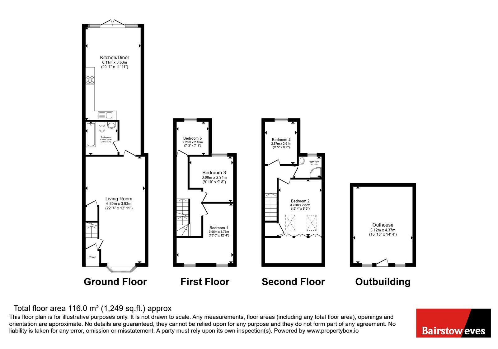 Skeltons Lane, Leyton floorplan