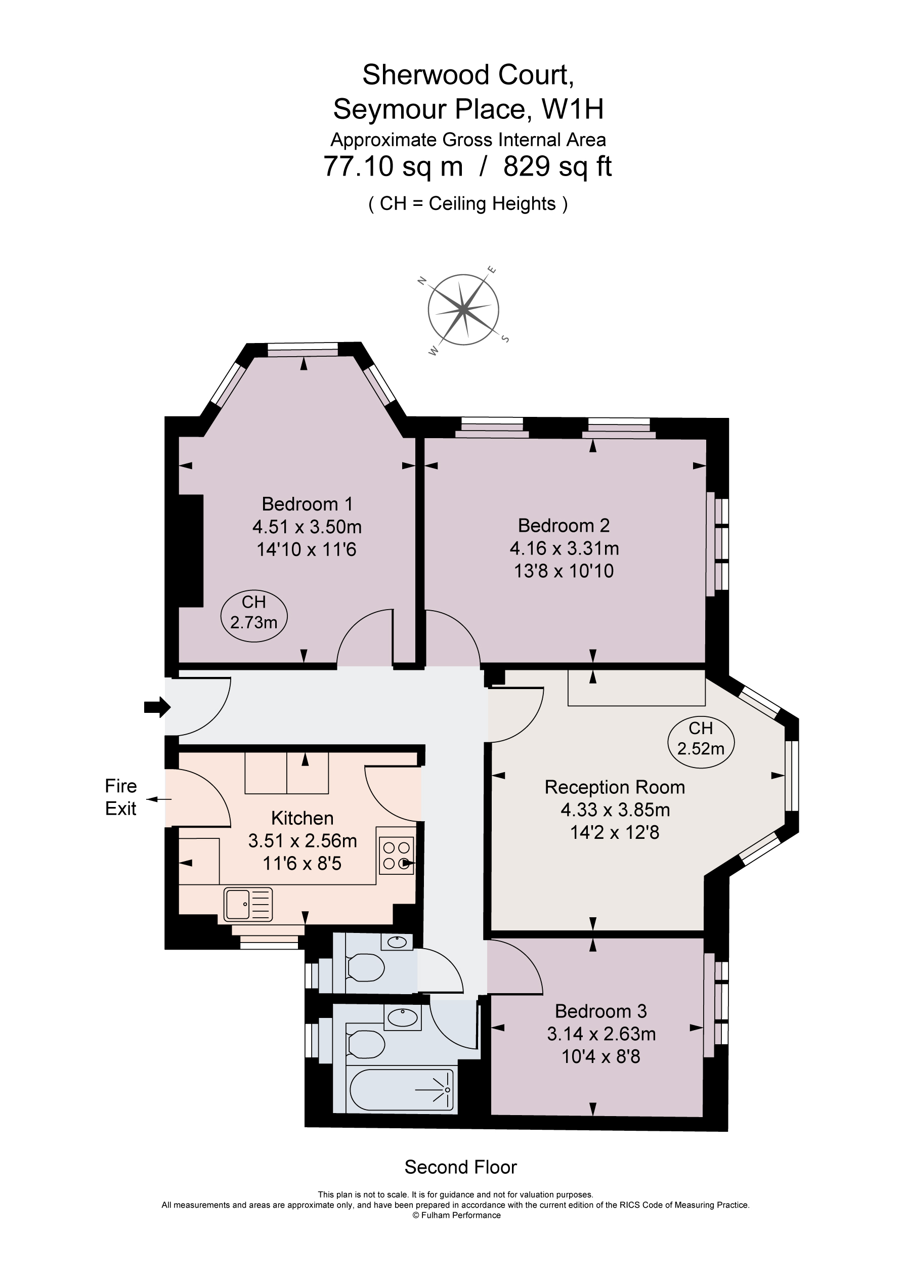 Flat 9,, Sherwood Court, London floorplan