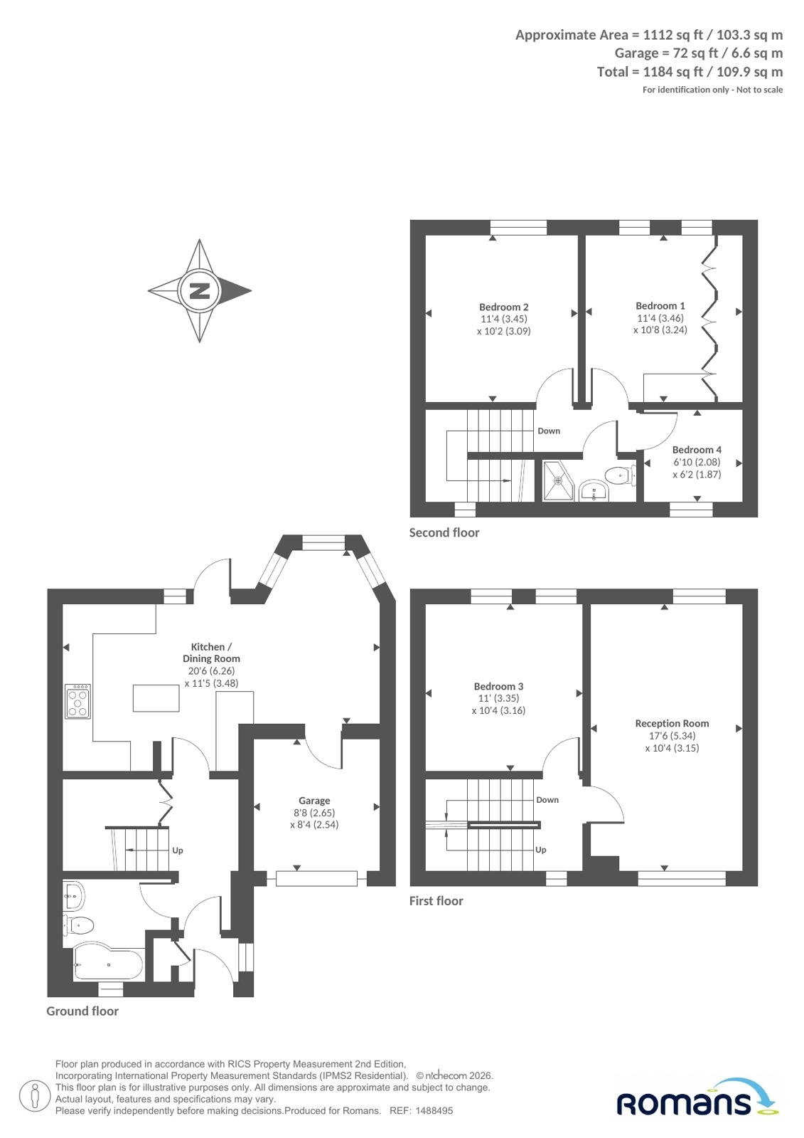 12, Purbrook Court, Berkshire floorplan