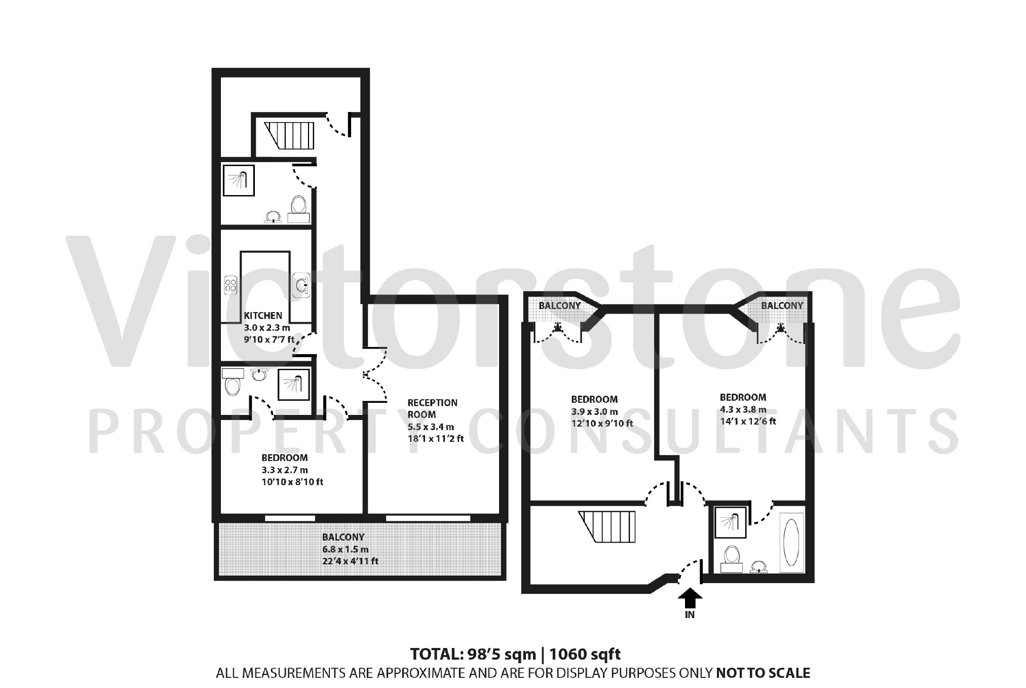 3 Bedrooms Flat to rent in Cresta House Finchley Road, Finchley NW3