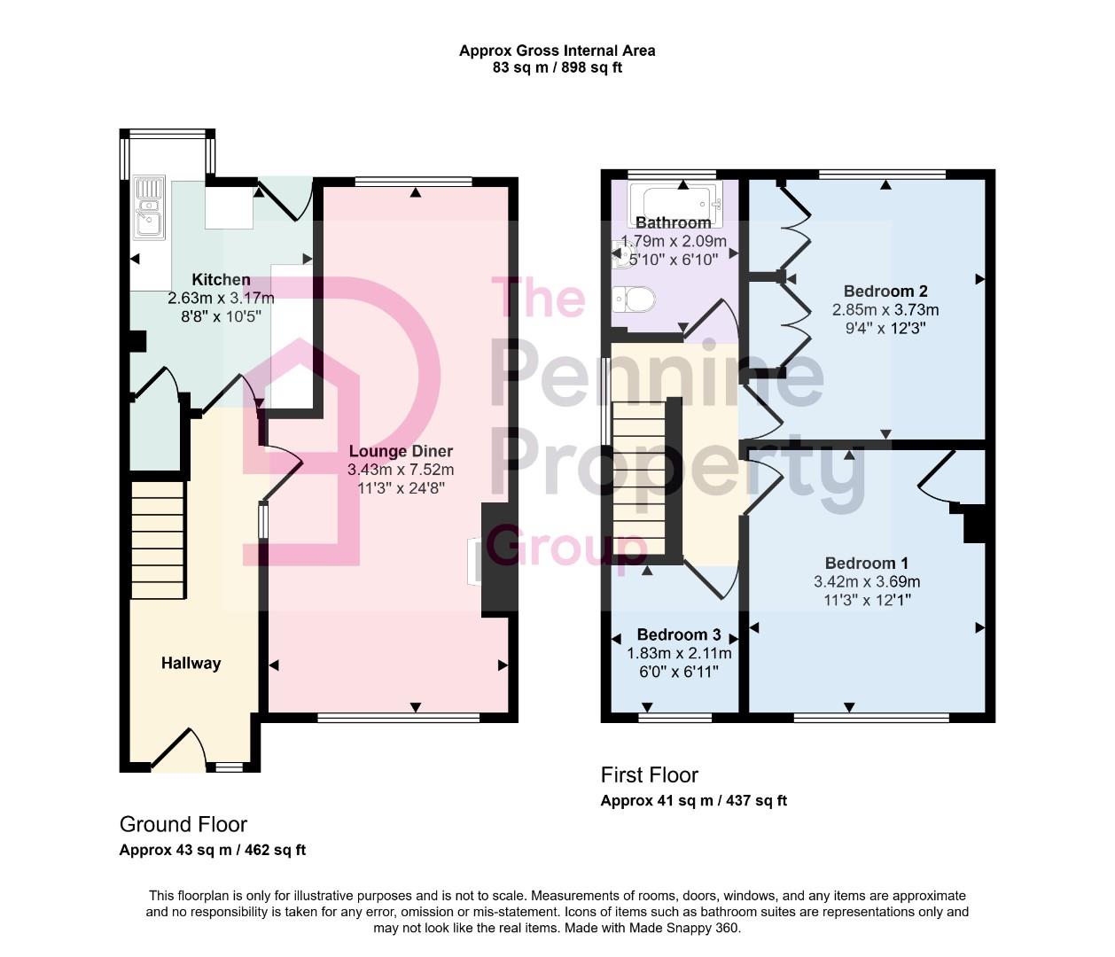 7, Clarel Street, Sheffield floorplan