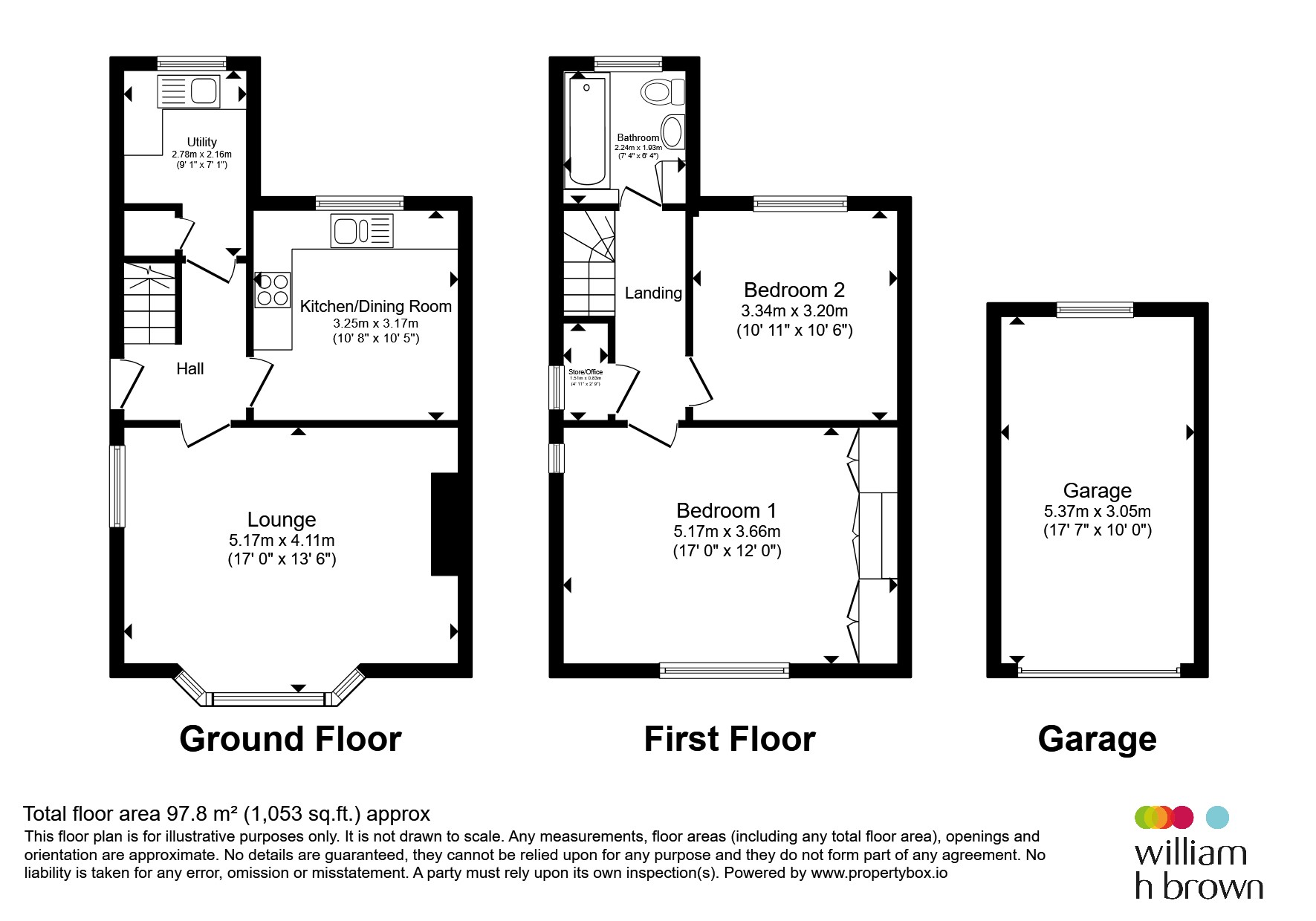 444, Burnley Road, Halifax floorplan