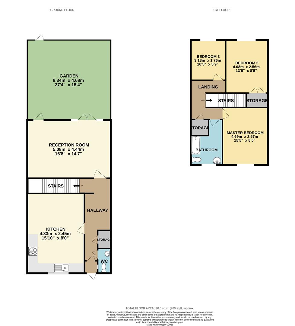 136, Hamilton Close., London floorplan