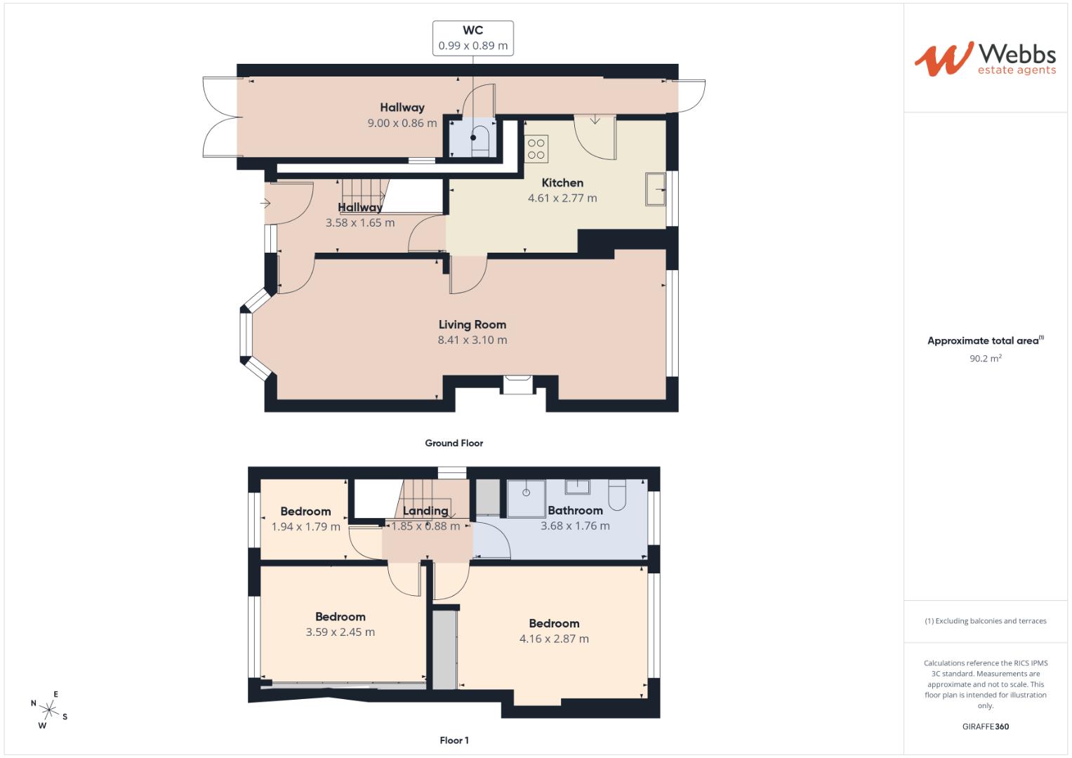 13, Barns Lane, Walsall floorplan