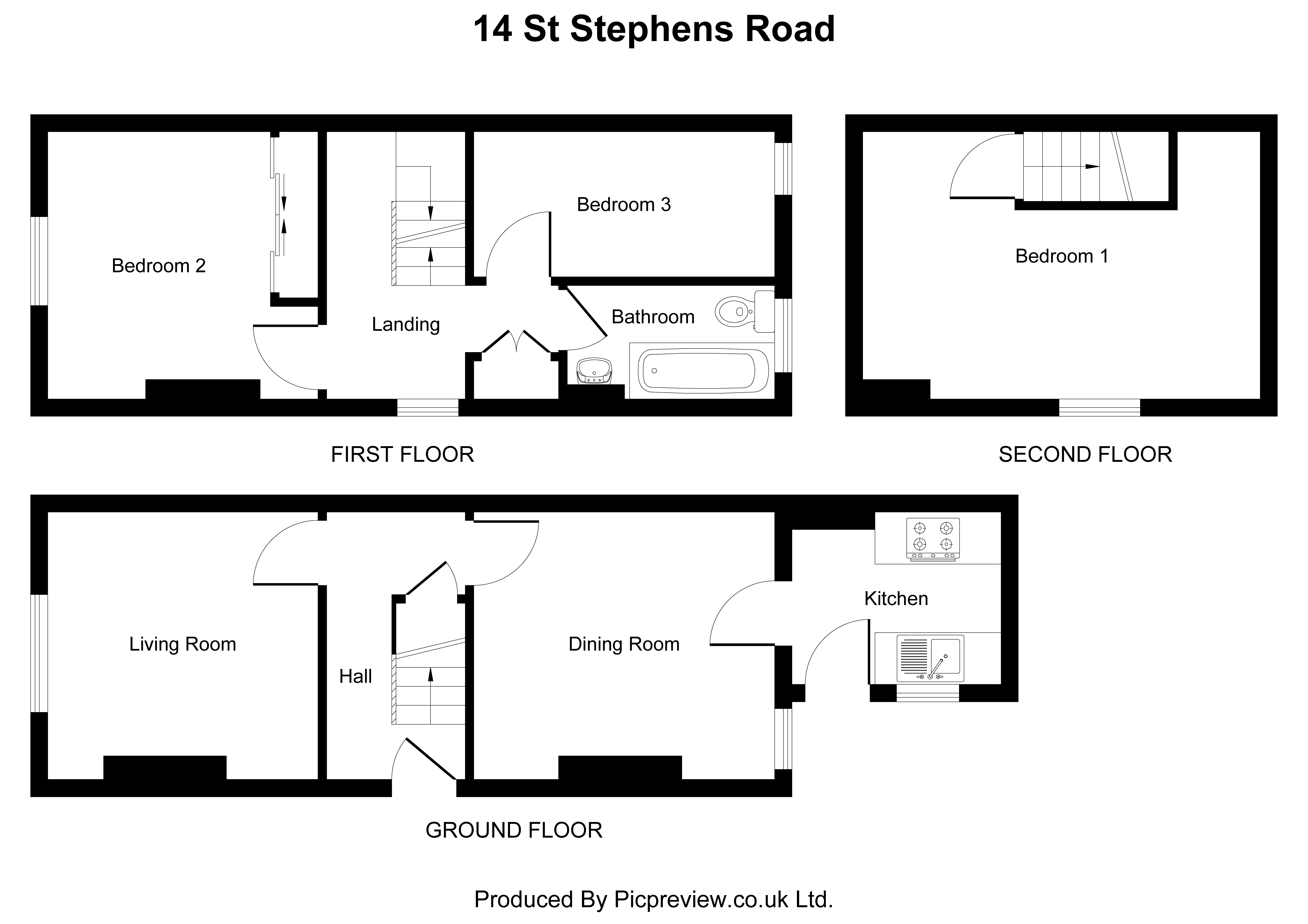 14, St Stephens Road, Nottingham floorplan