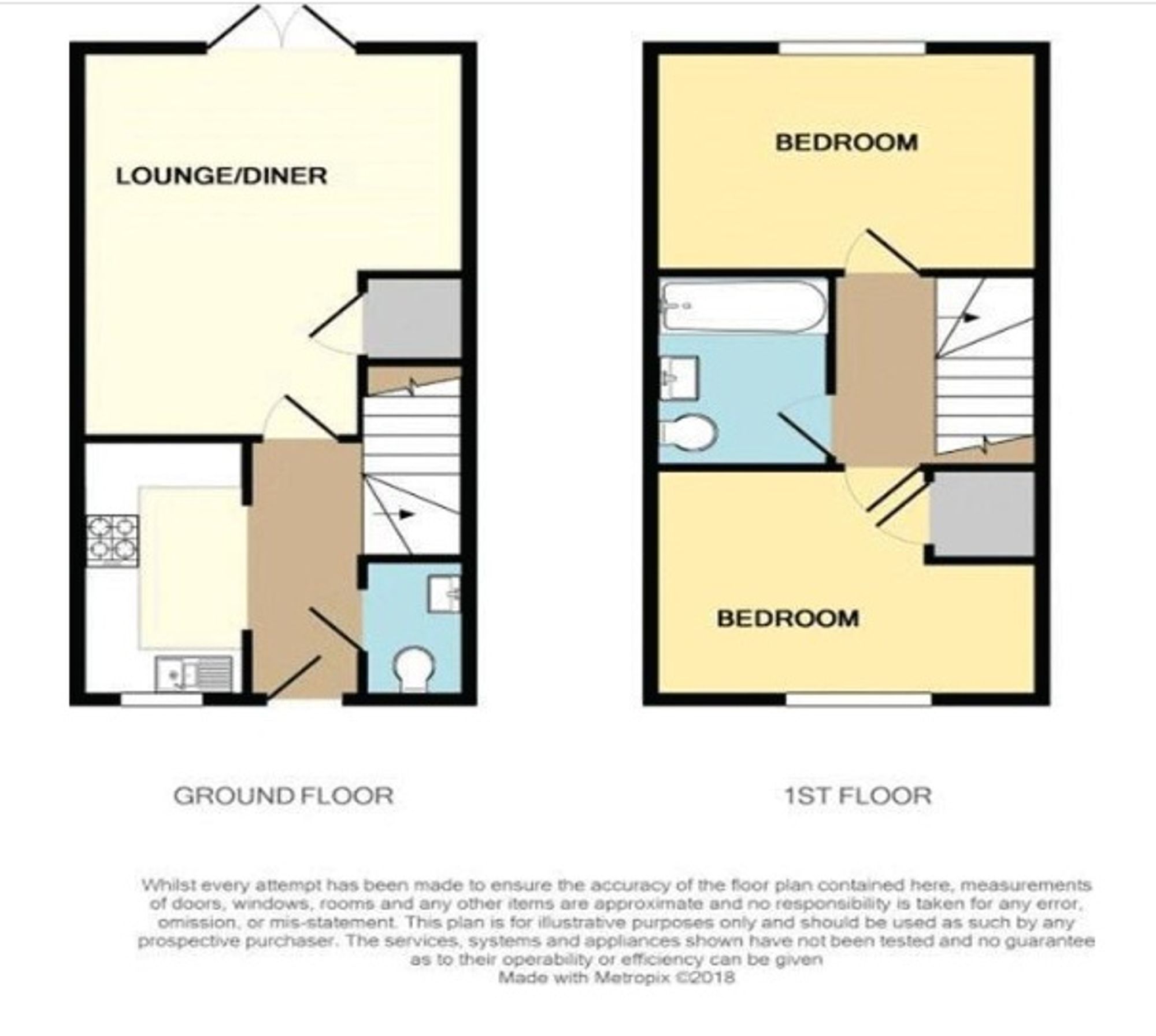 7 Littledale Row Trevenson Road, Newquay floorplan