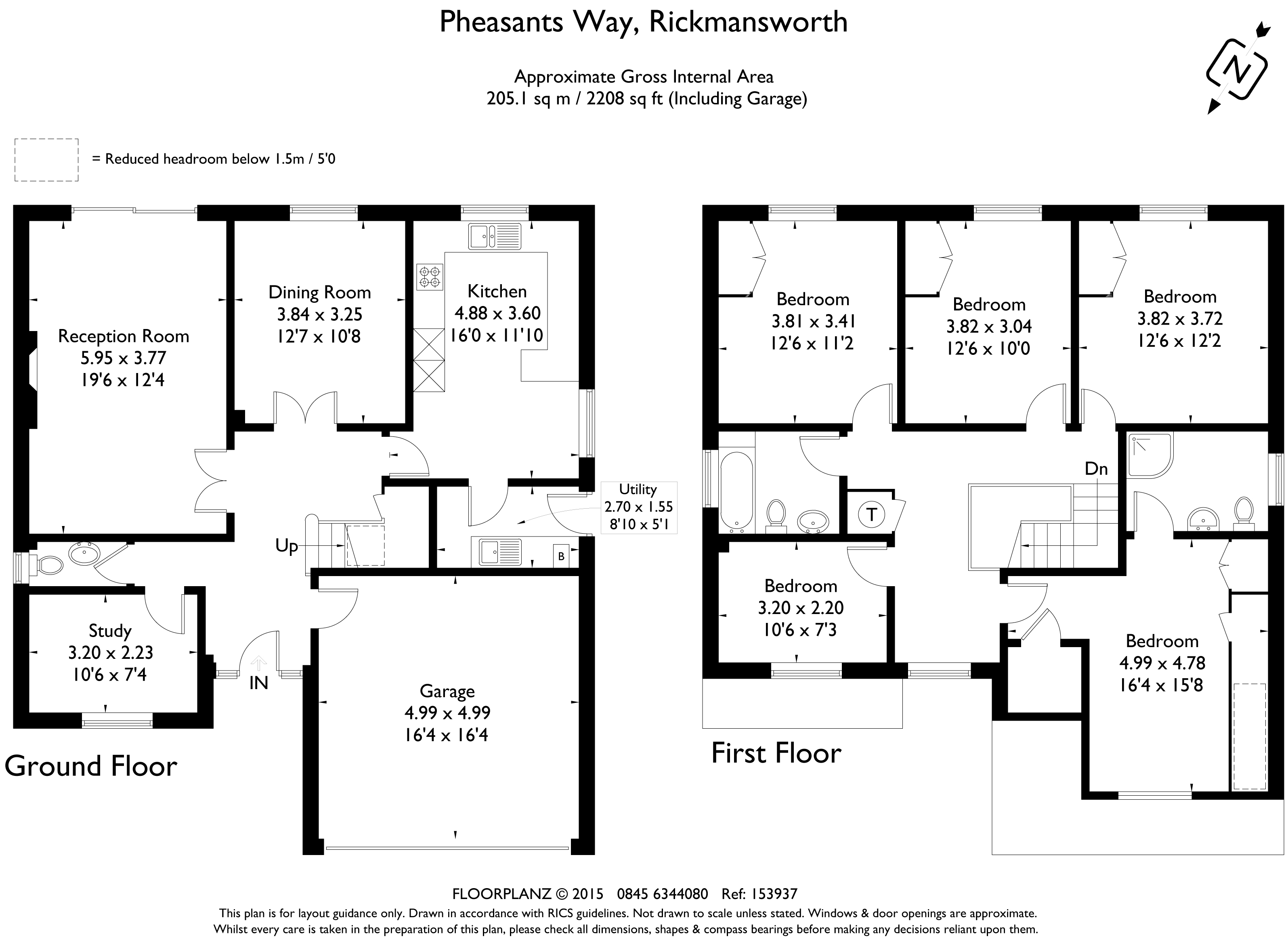 59, Pheasants Way, Rickmansworth floorplan
