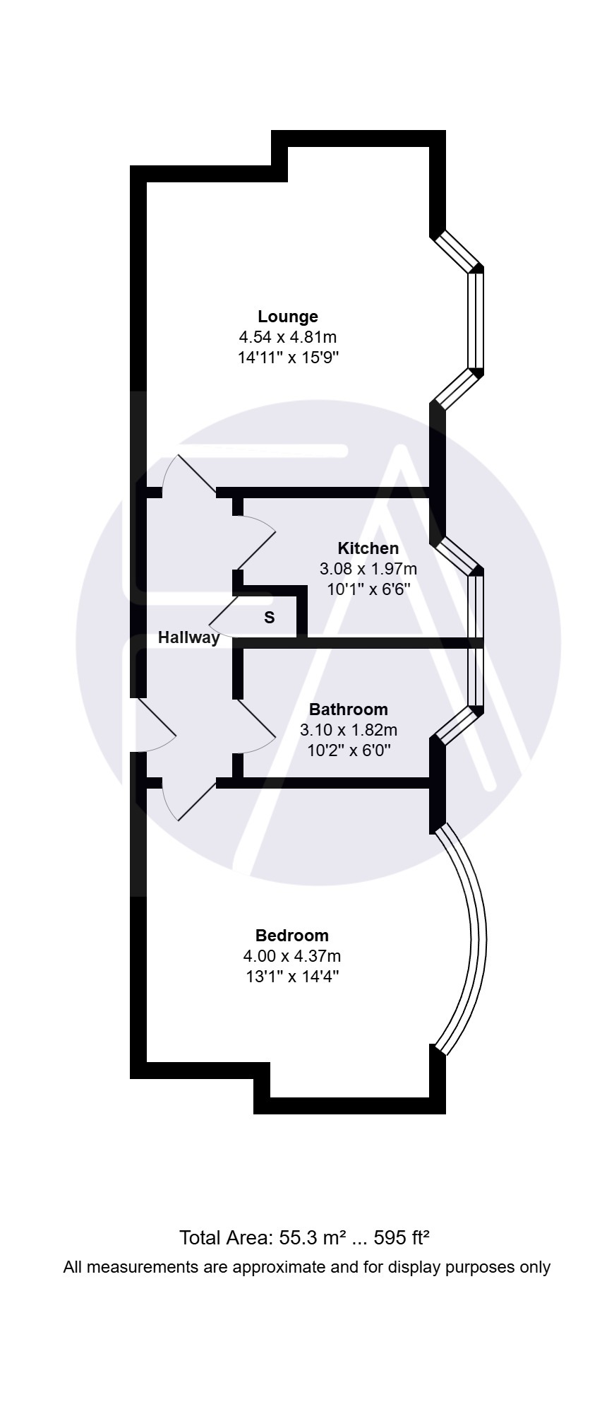 Apt 13, Kenworthys Flats, Southport floorplan